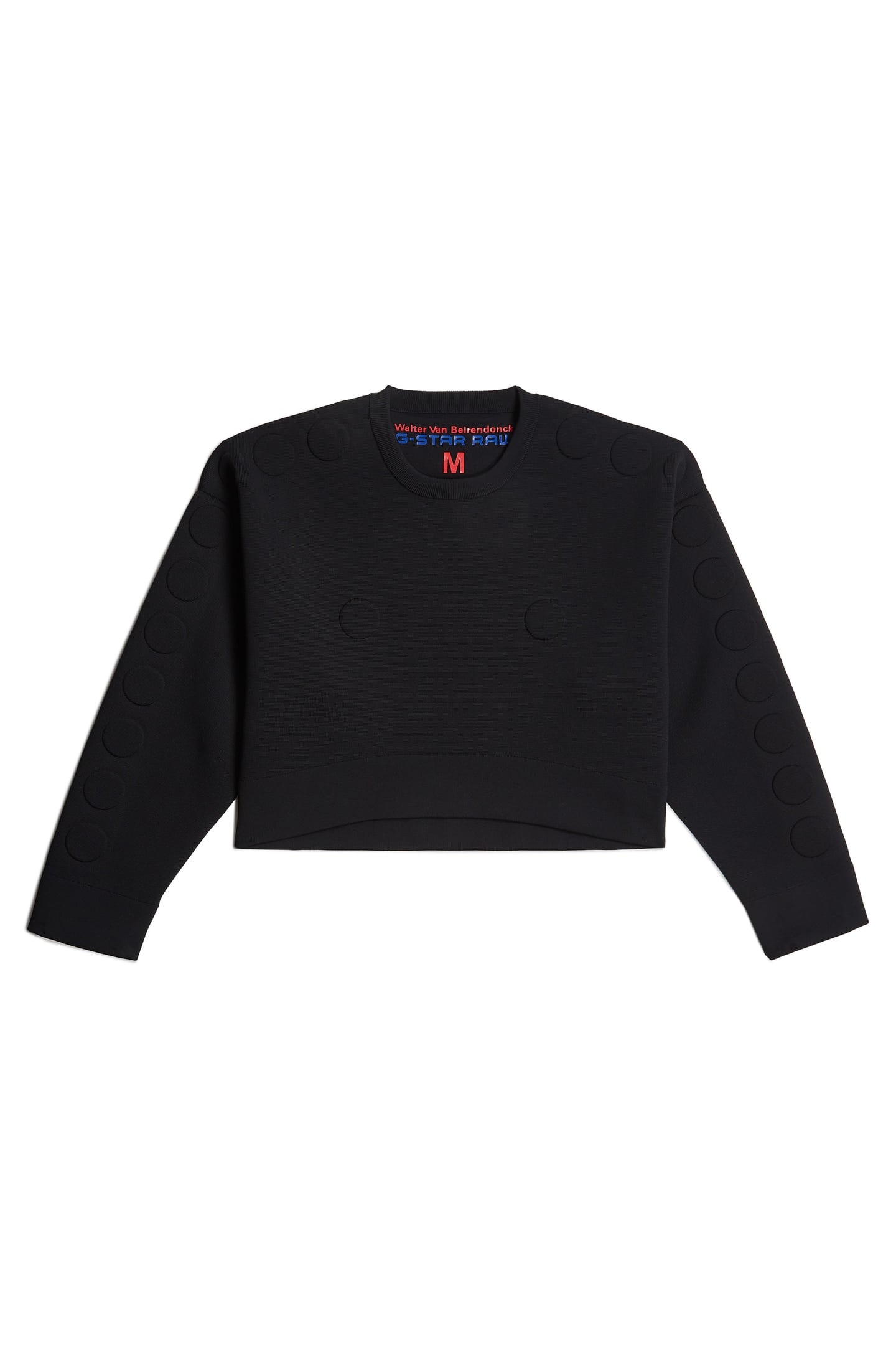 GSXWVB OVERSIZED SHORT SWEAT KNIT BLACK 5