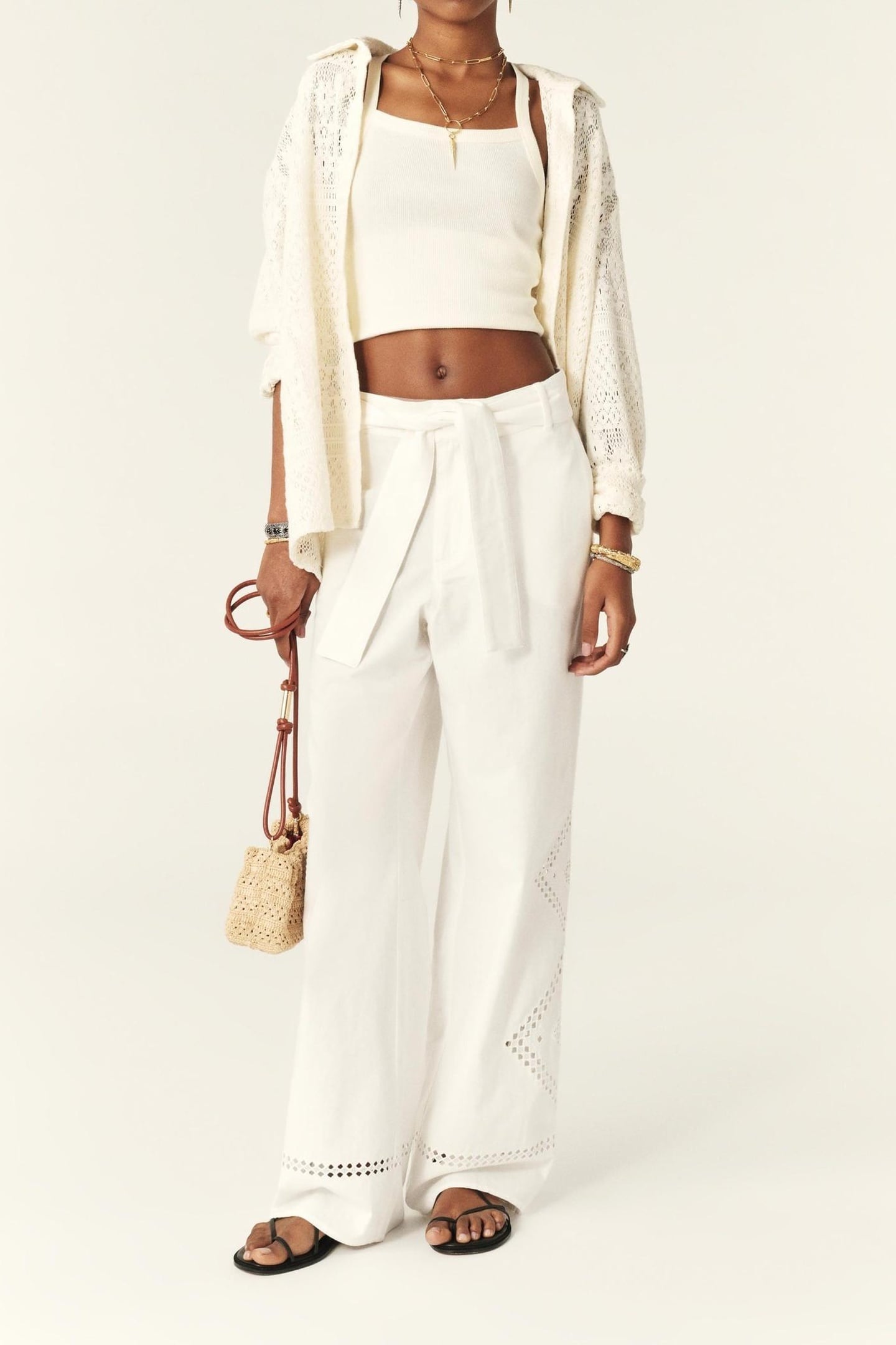 PANTALON MARLON BLANC 3