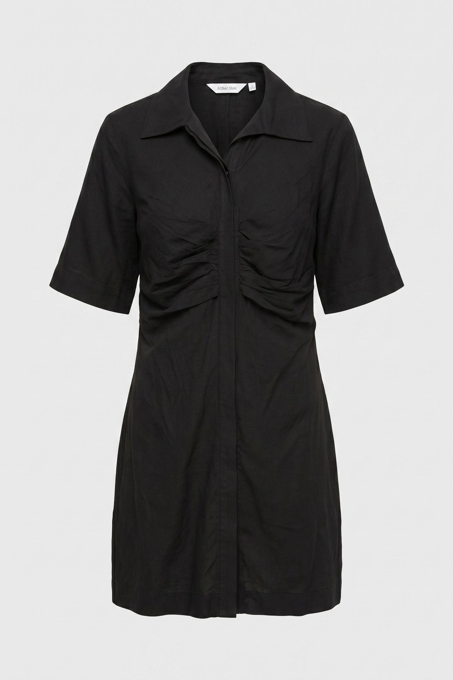 ALLY SHIRT DRESS BLACK 4