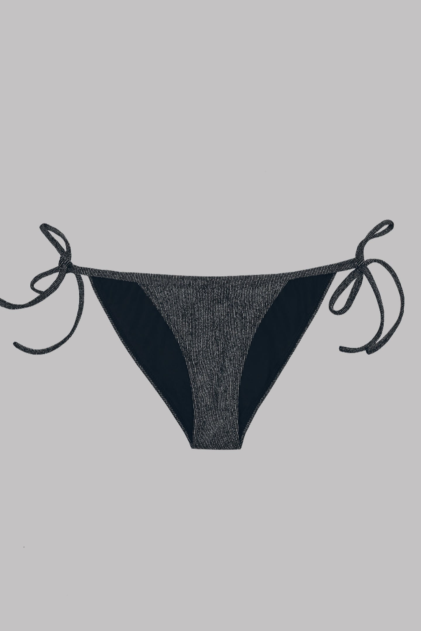 THE BLACK SPARKLY BIKINI BOTTOM 1