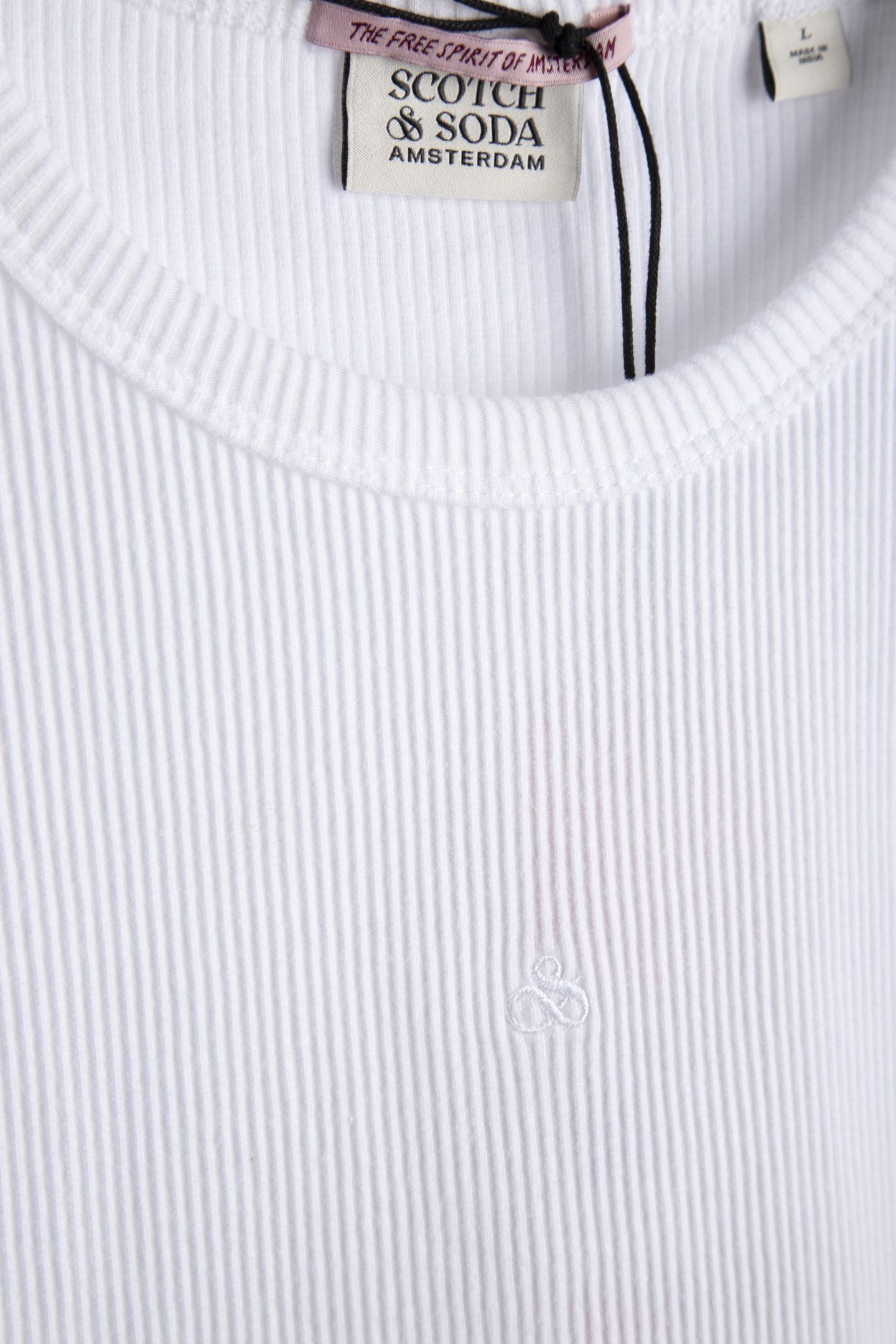 BABY RIB T-SHIRT WHITE 4