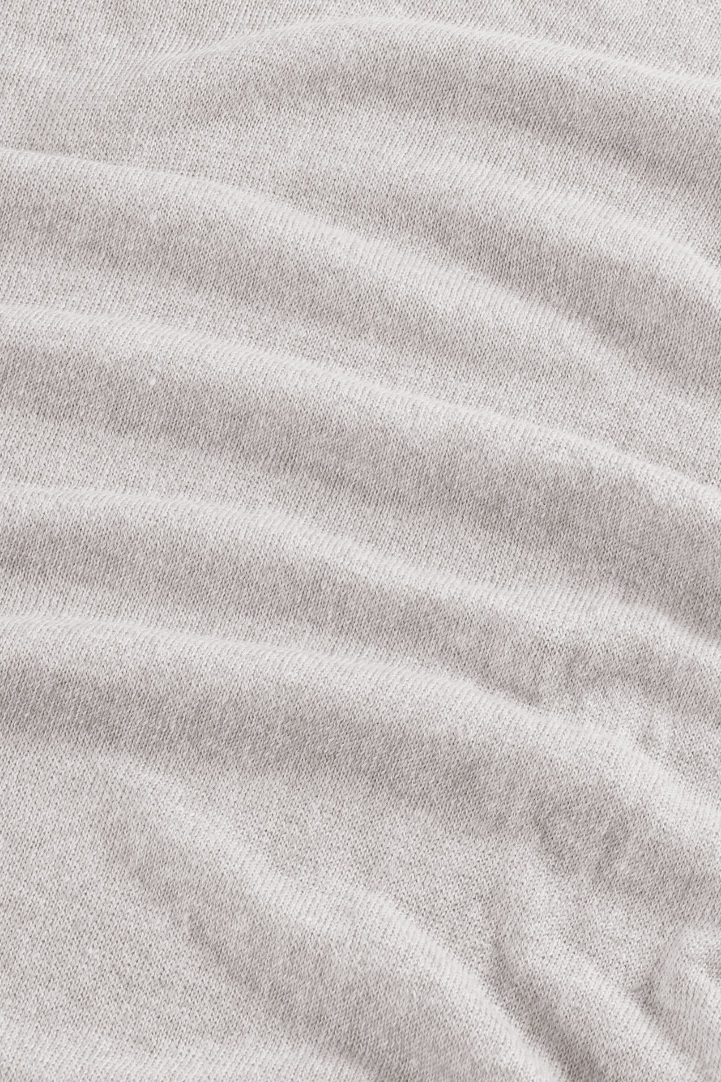 CALE V-NECK POLO 6565 KNIT WINTER SKY 5