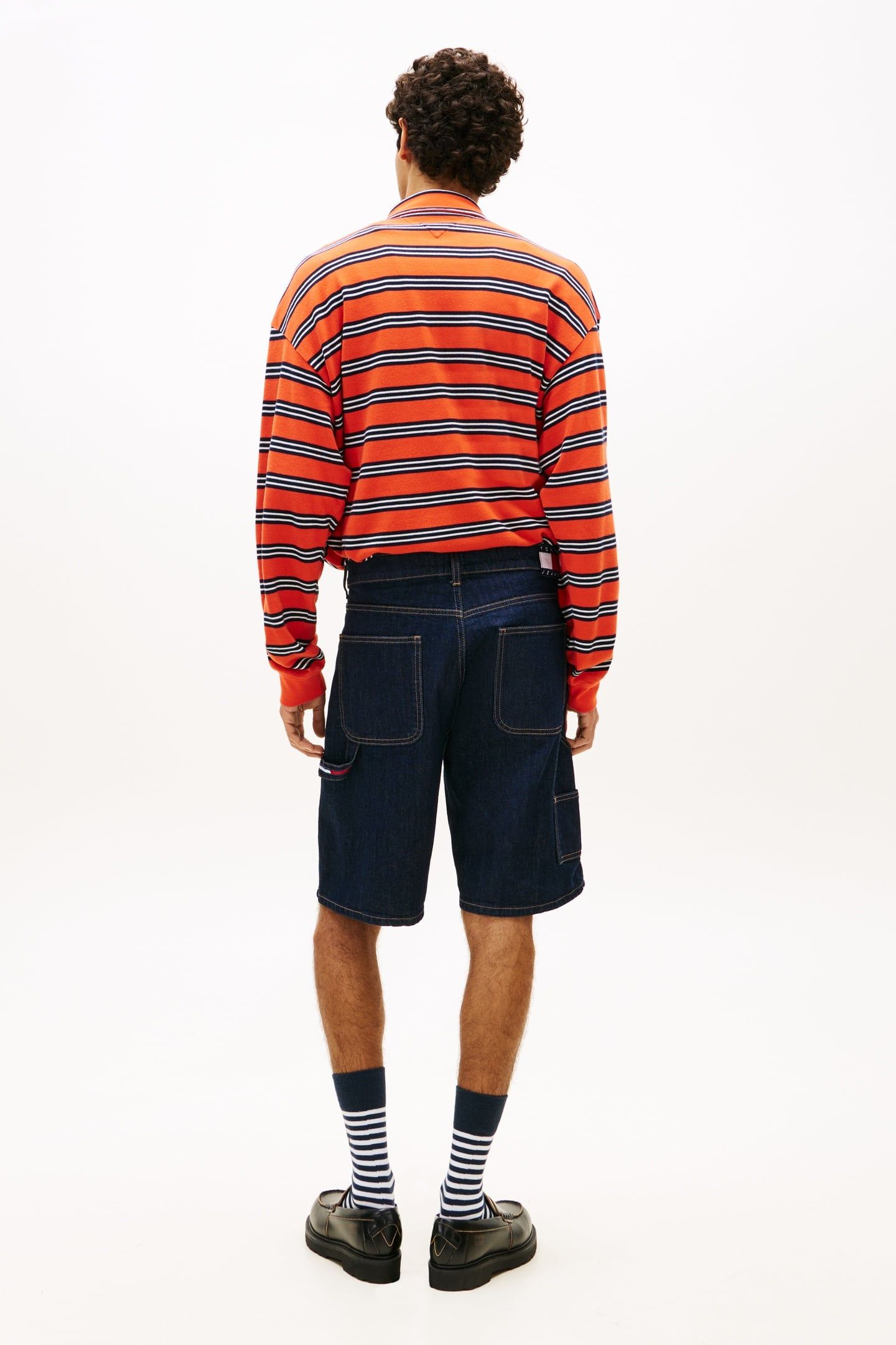 JAIMIE RELAXED SHORTS DENIM DARK 4