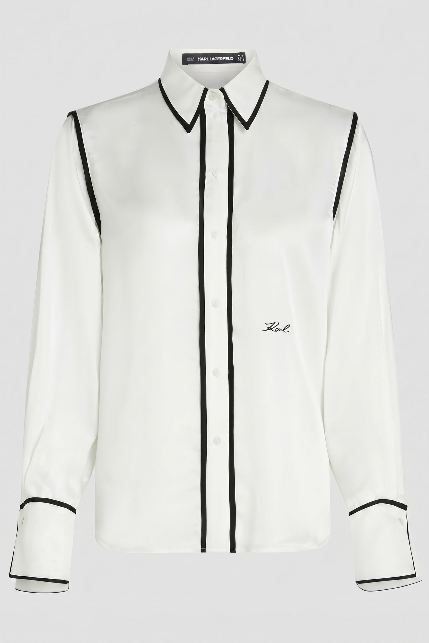 BW CONTRAST PIPING BLOUSE PRISTINE 3