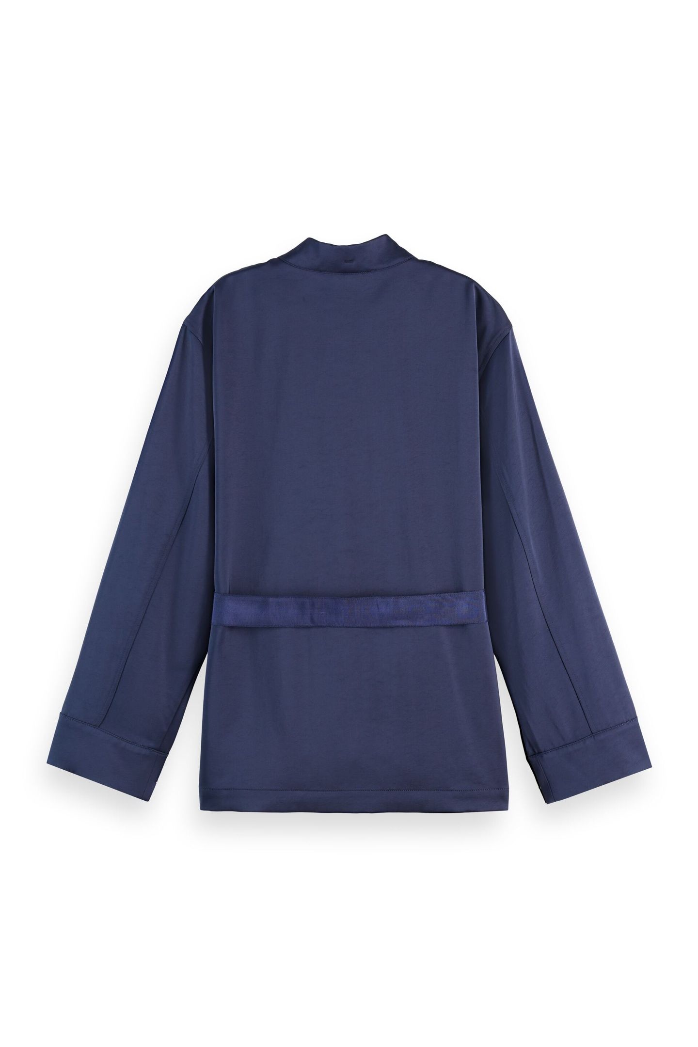 SATIN BLAZER PEACOAT 6