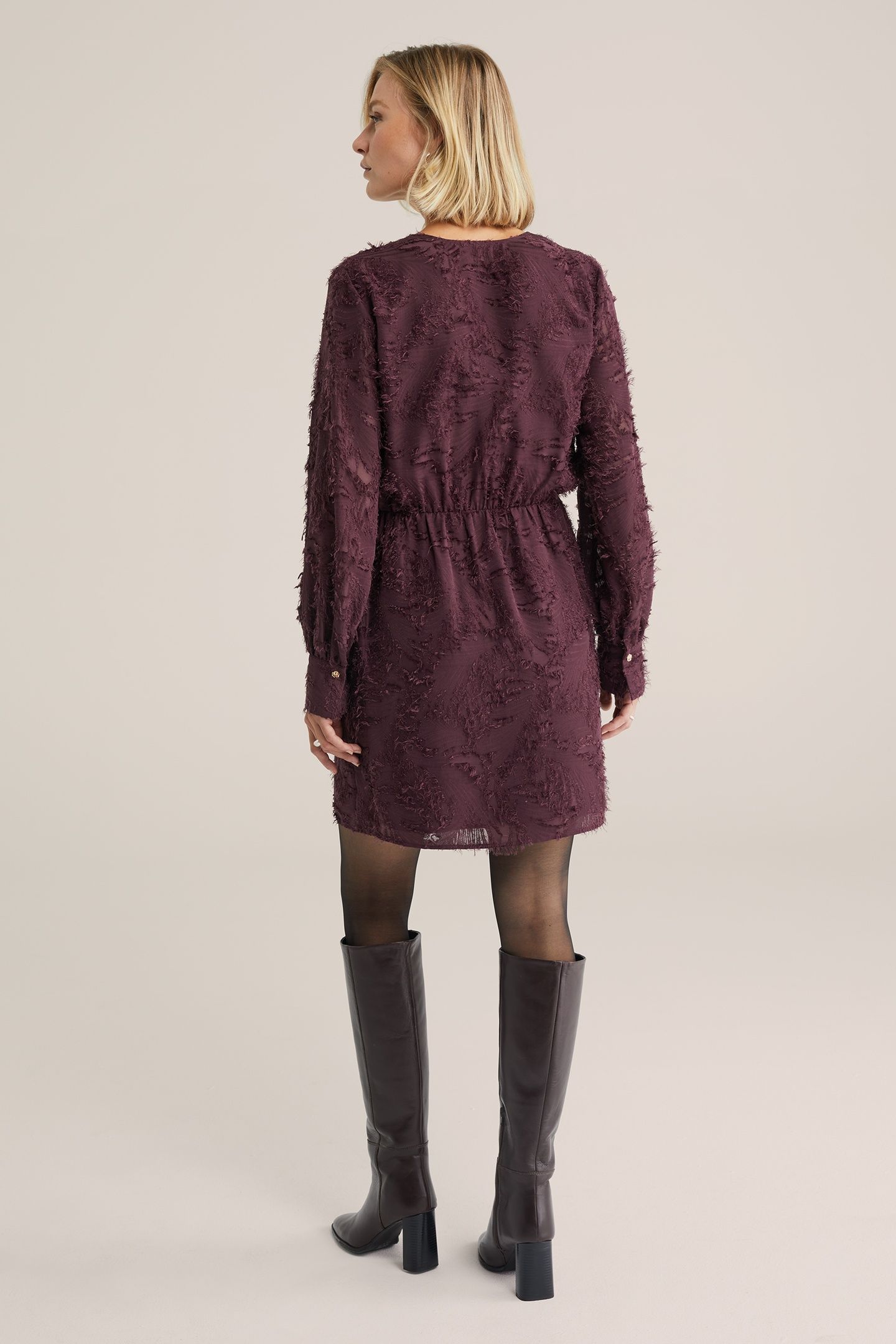 DRESS SHORT BURGUNDY RED 3