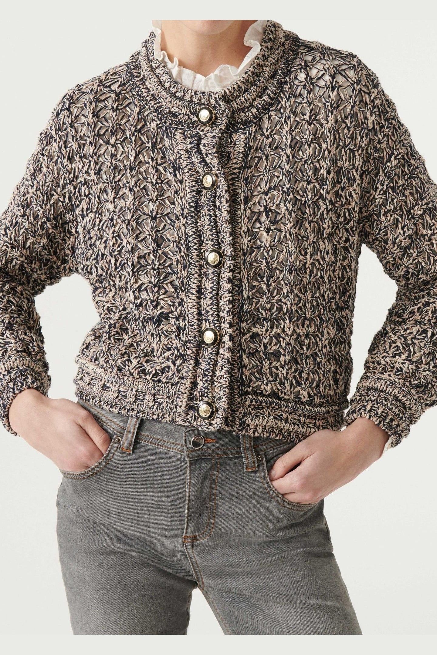 CARDIGAN NOVELA MARINE 1