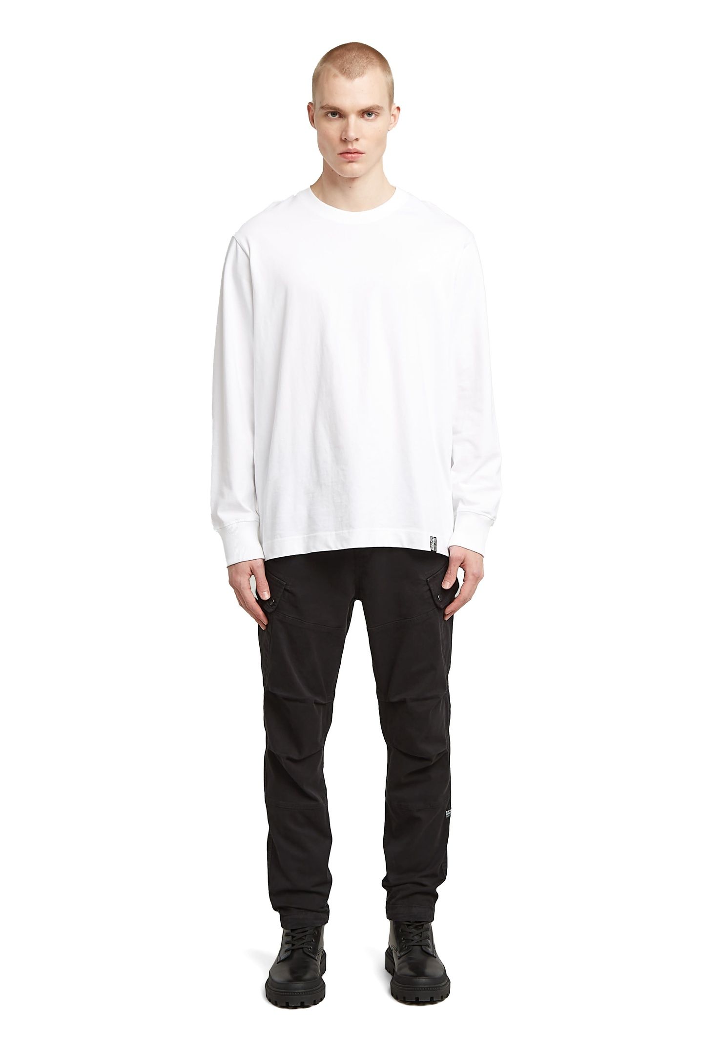 ROXIC STRAIGHT TAPERED CARGO PANT BLACK 1