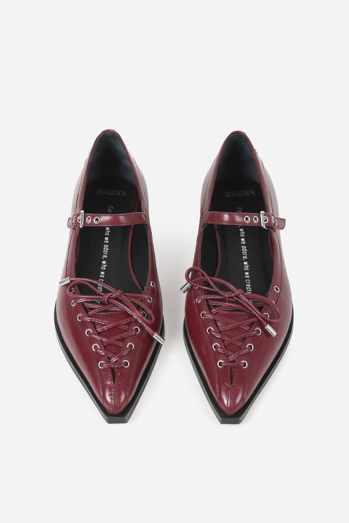LAUR-YNN LOW SHOE WINTER OXBLOOD 4