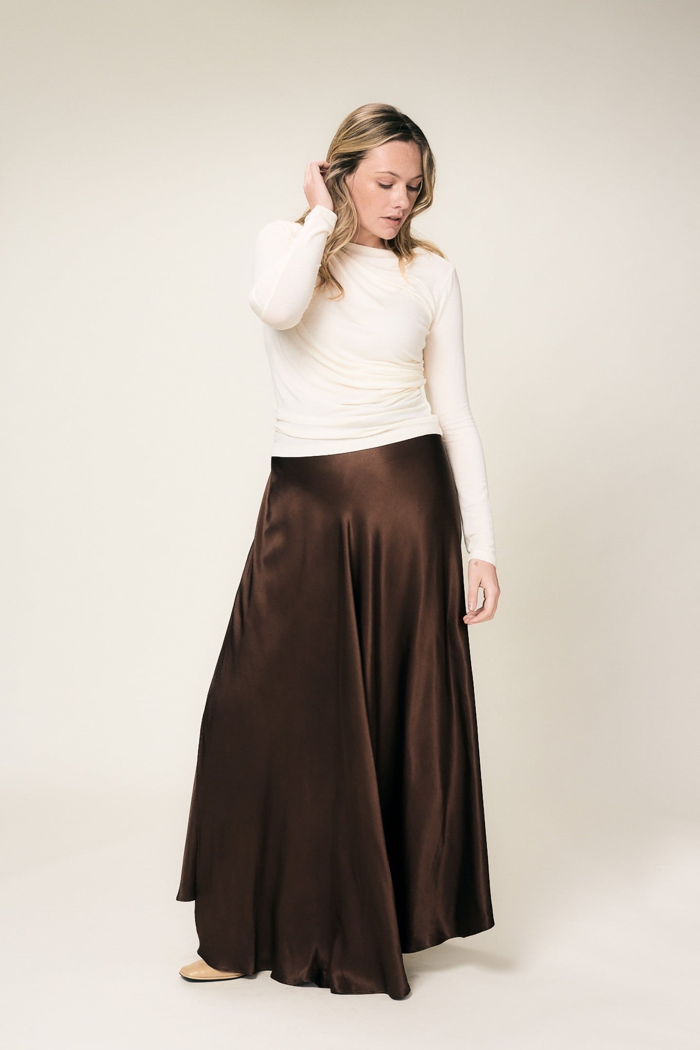 HAZEL SKIRT WALNUT 2