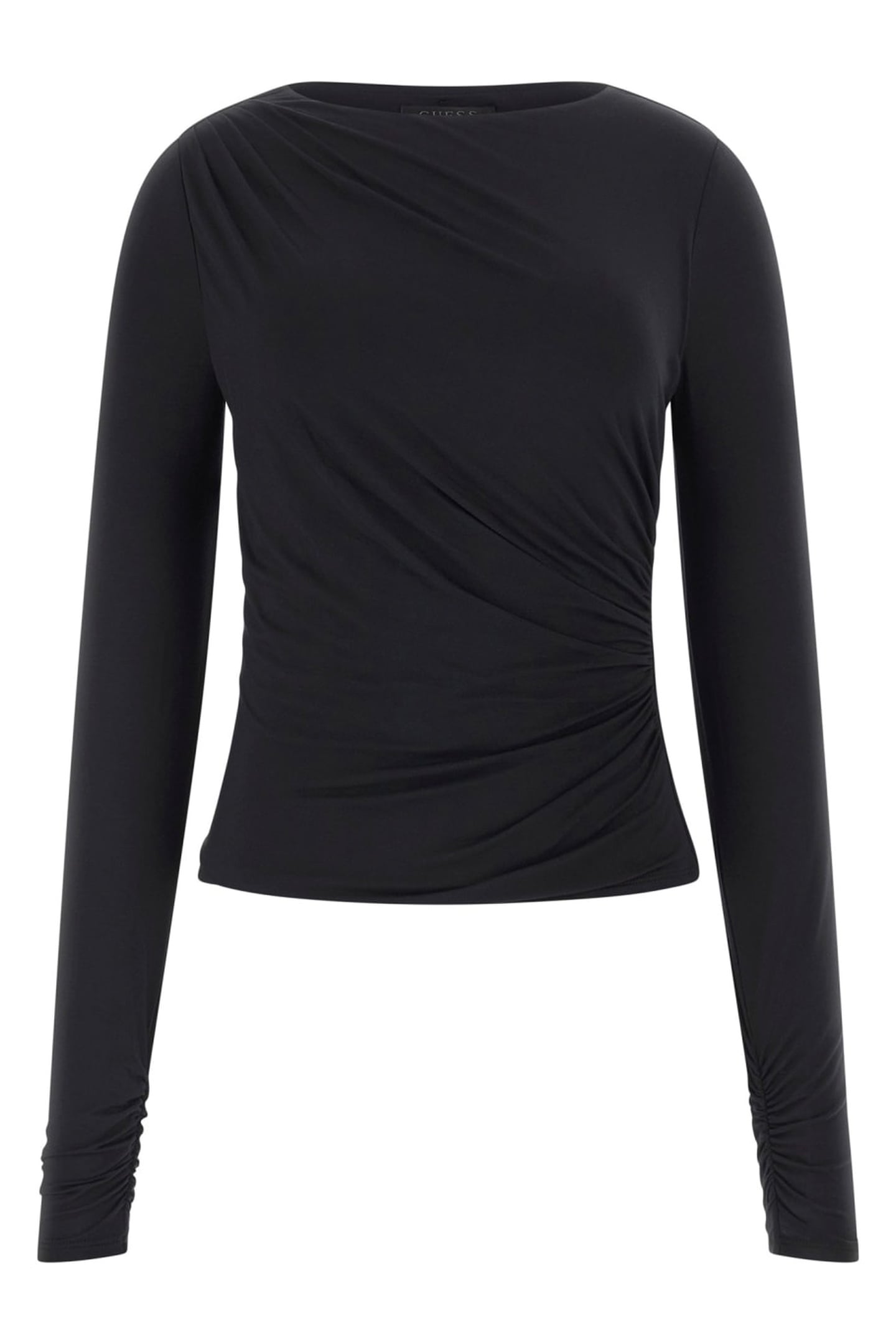 GUESS ECO LS SHIRRED NOELLE TO JET BLACK A996 1