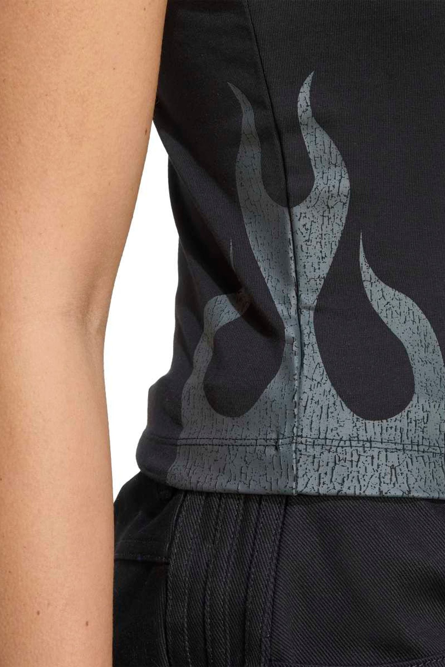 ORIGINALS FLAMES TANK TOP BLACK 6