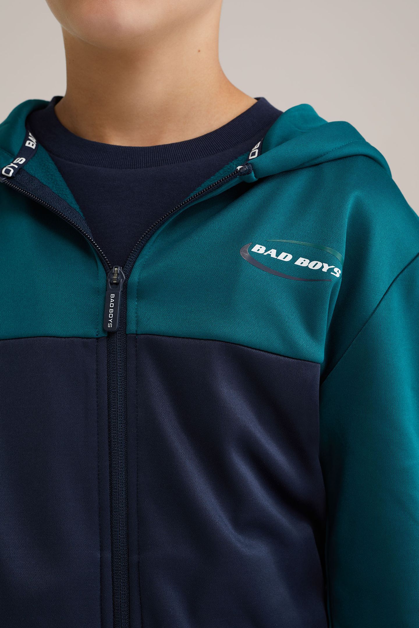 CARDIGAN WITH HOOD DARK BLUE 5