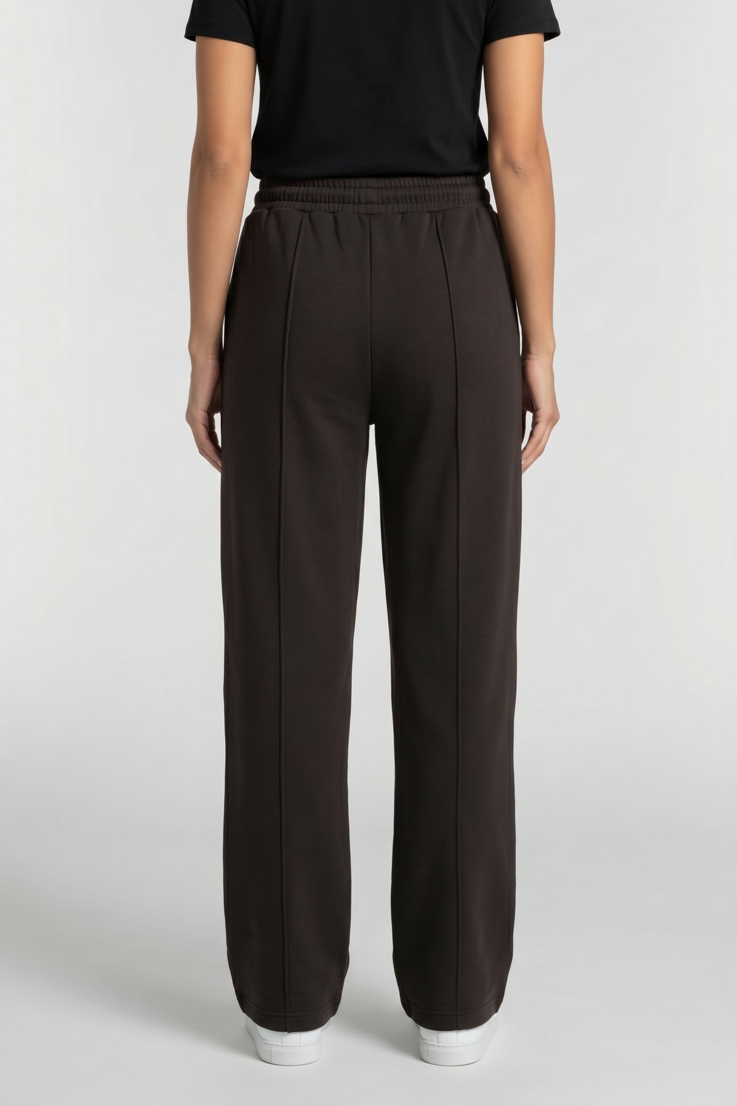MODAL STRAIGHT LEG SWEAT PANT BLACK 2
