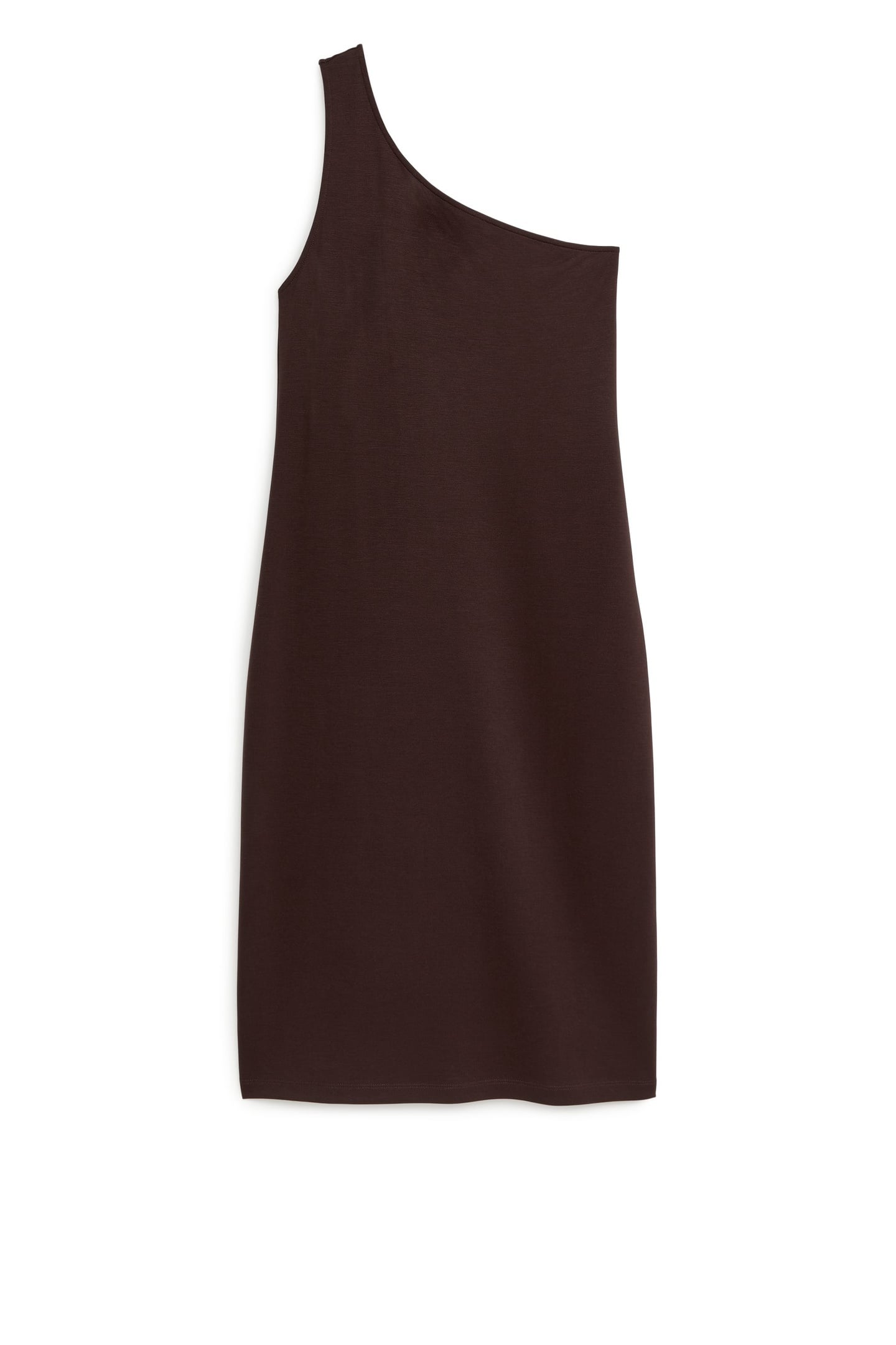MARYAM INTERLOCK DRESS BROWN 3