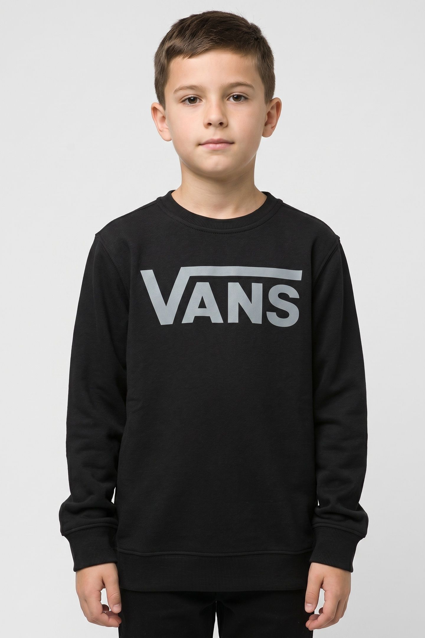 BOYS CLASSIC VANS CREW-B BLACK 2 1
