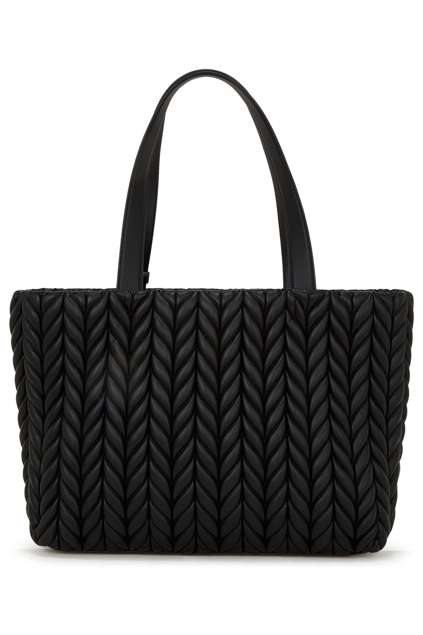 K/WEAVE MEDIUM TOTE BLACK-NICKEL 2