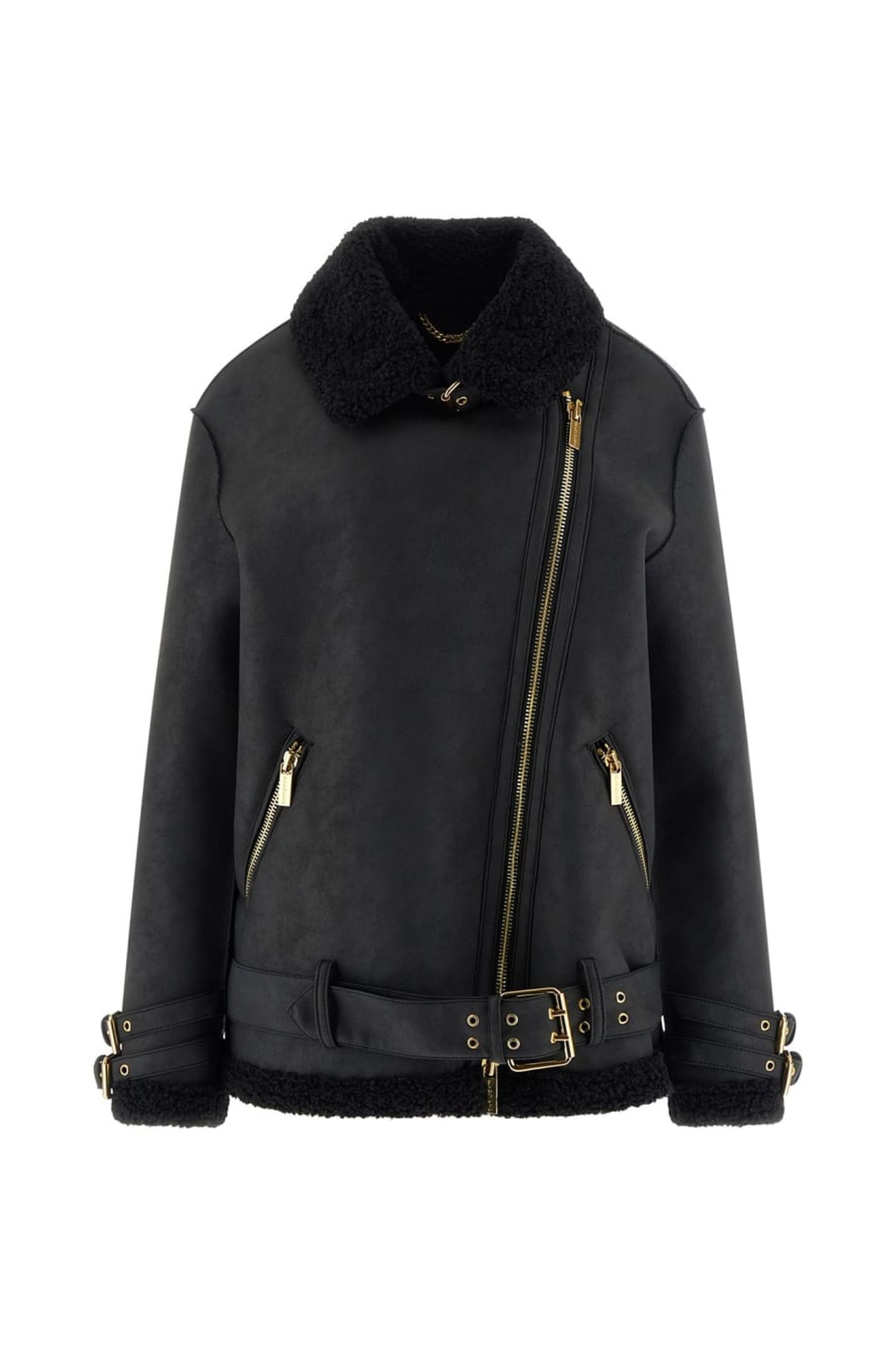 CHERYL SHEARLING JAC JET BLACK A996 2