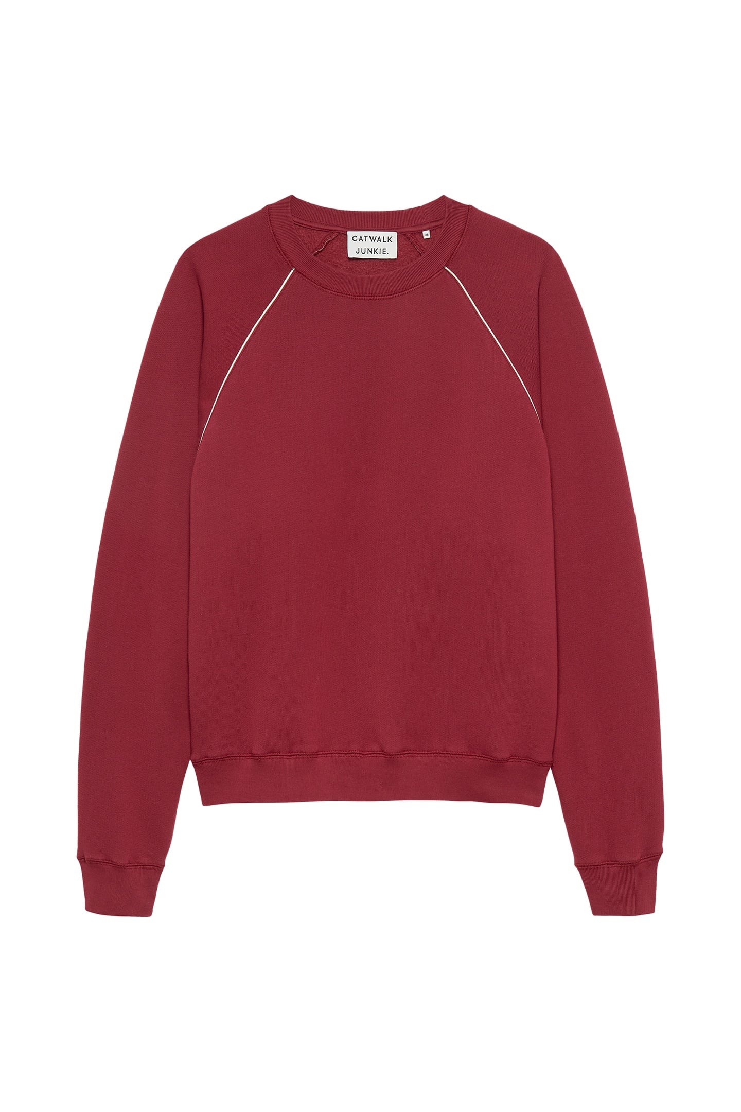 GRAPHIC SWEATER WITH PIPING RHUBARB 4