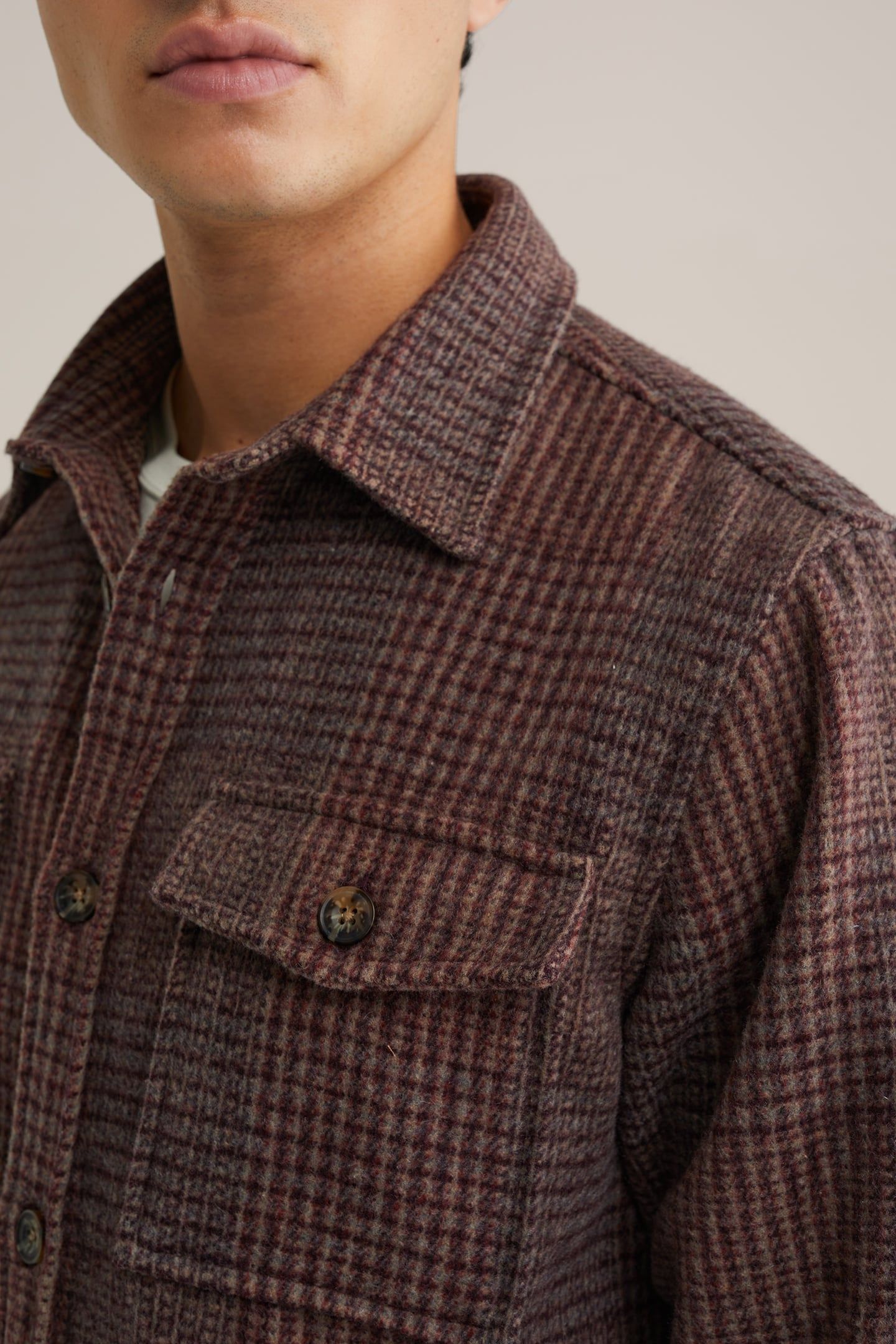 OVERSHIRT VINTAGE RED 5