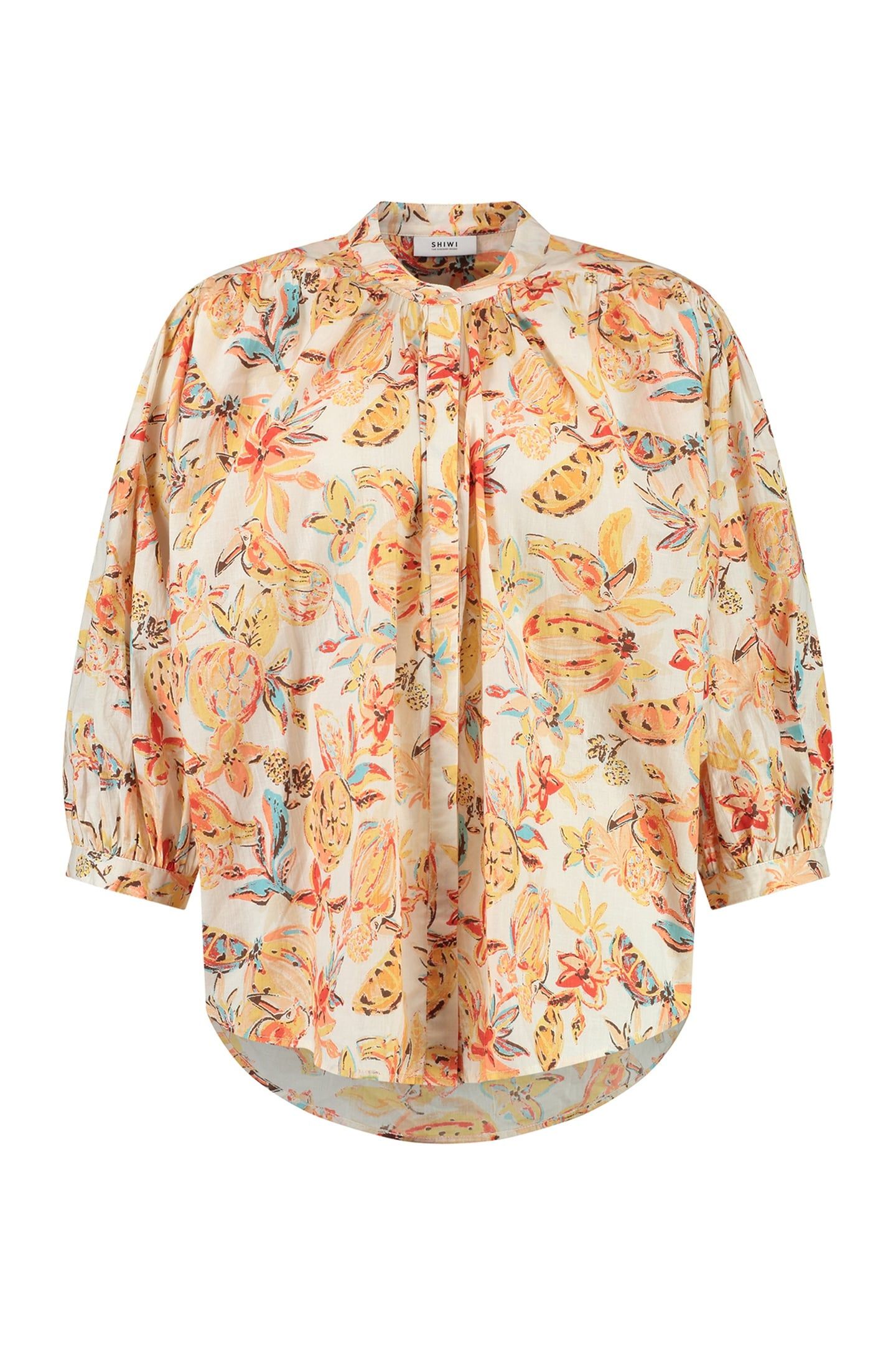 EVELYN BLOUSE FRUITY BLUES ORANGE FRUITY BLUES 6
