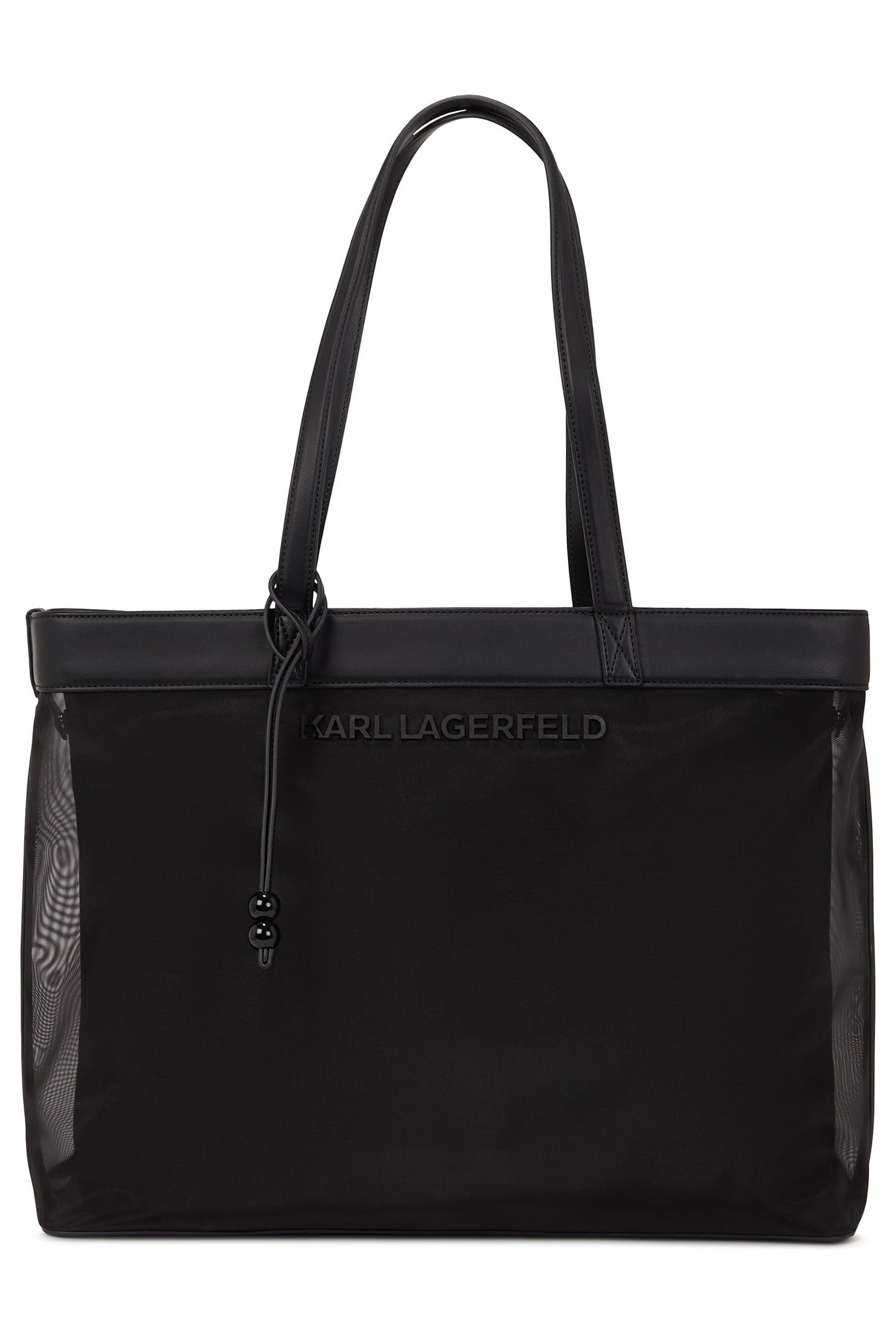 K/ESSENTIAL MESH BEACH TOTE BLACK 2