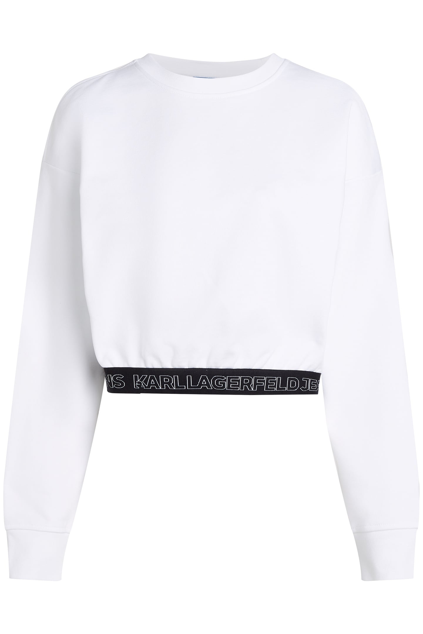 KLJ REG OPEN SHOULDER SWEAT WHITE 3