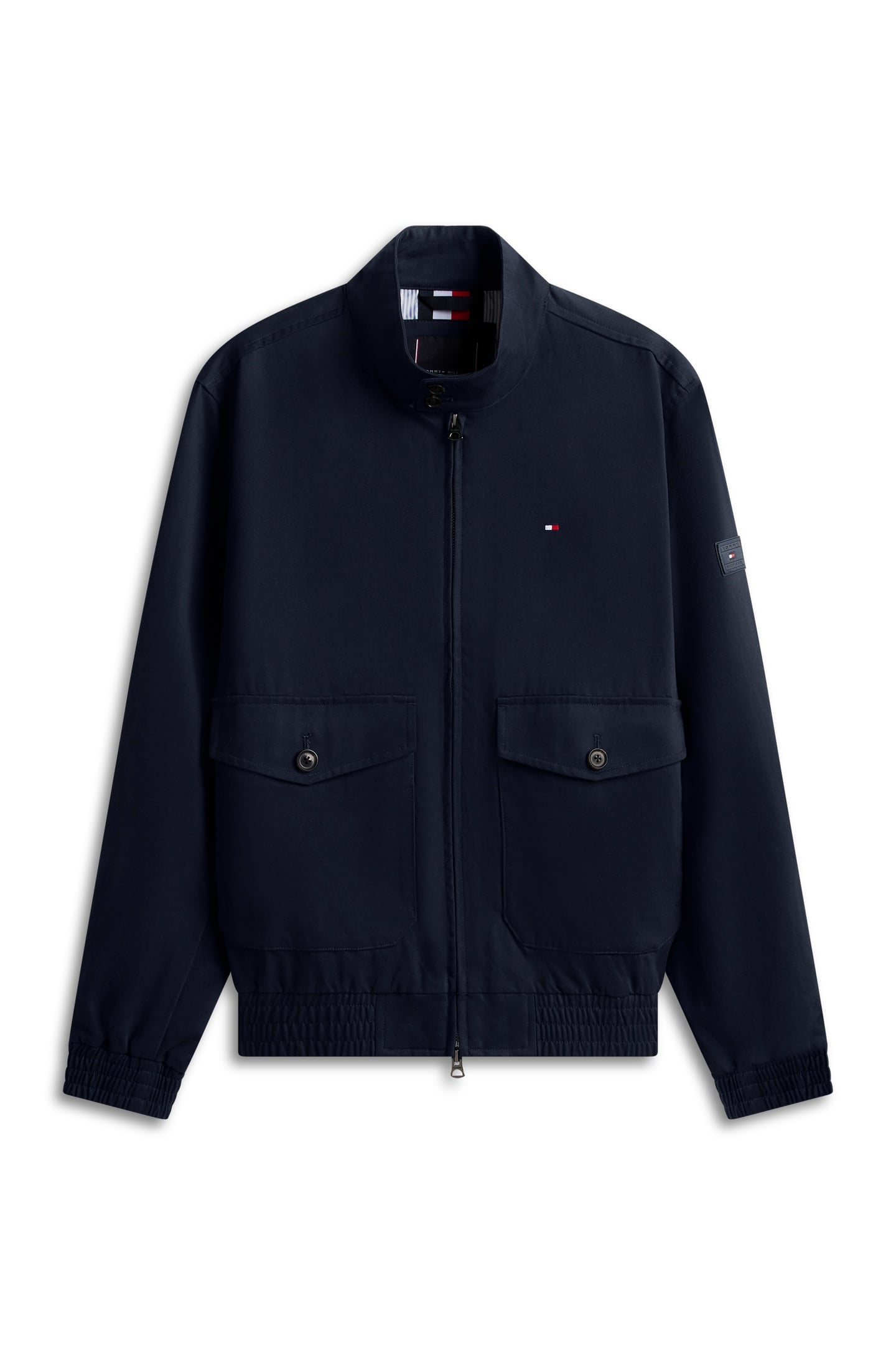 COTTON HARRINGTON JACKET DESERT SKY 4