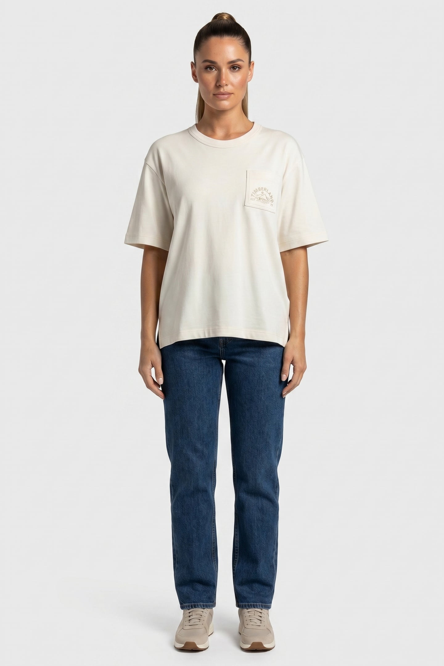 TIMBERFRESH UTILITY SHORT SLEEVE POCKET NATURAL 2