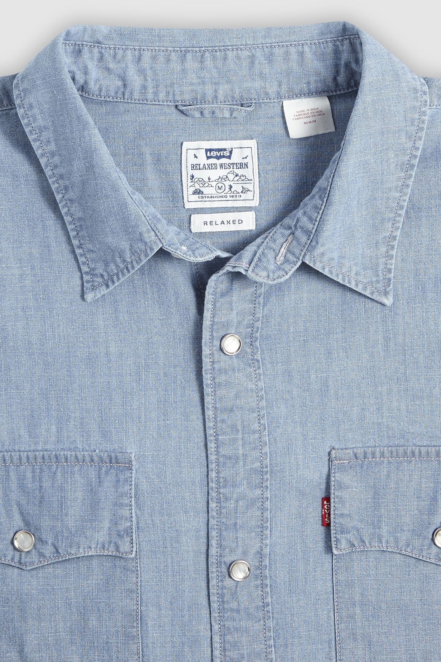 SHORT SLEEVE RELAXED FIT WESTERN SHIRT 7