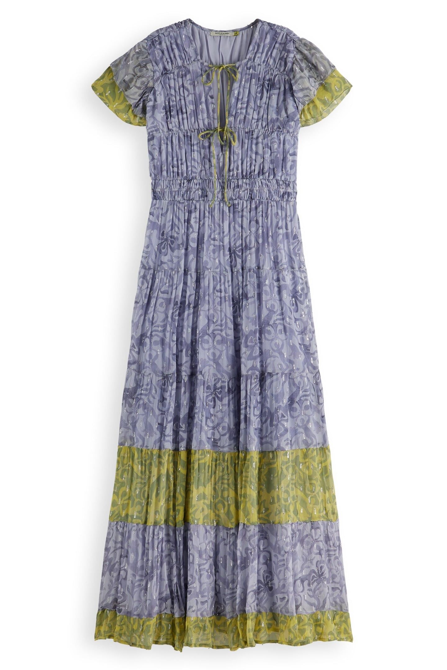 GATHERED MAXI DRESS DANCER LAVENDER 7