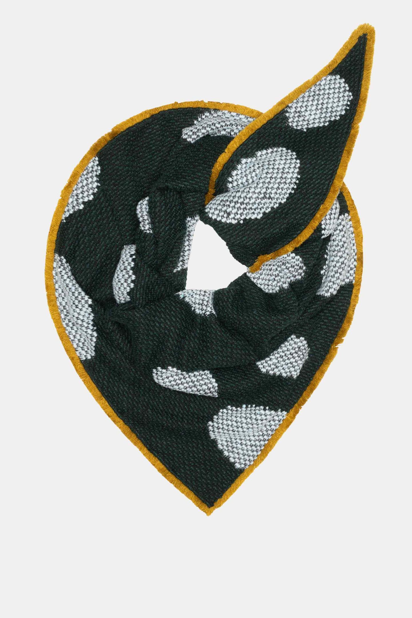 SHAWL - DOTS GREEN 3