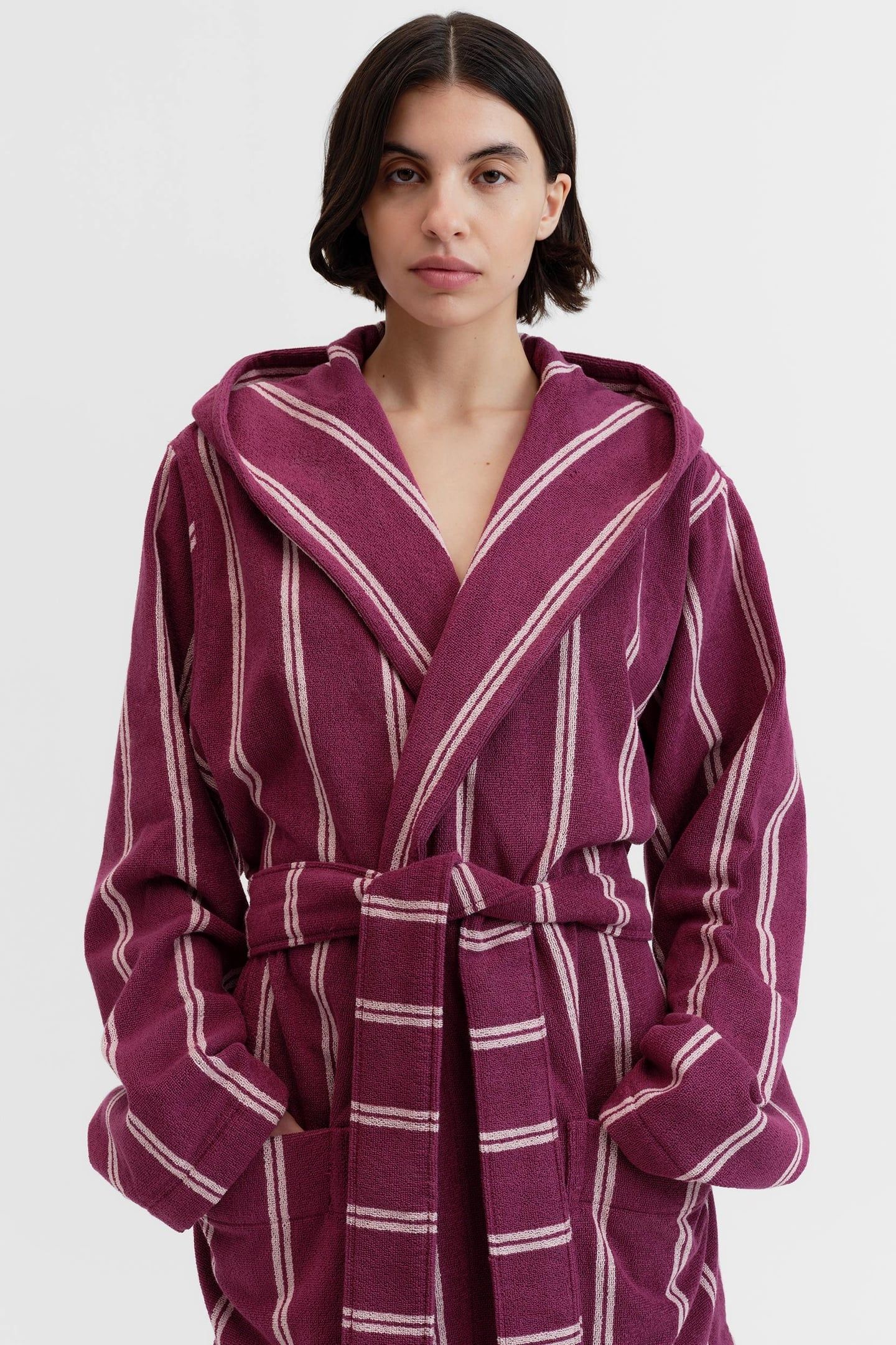UNISEX HOODED BATHROBE VENICE 2