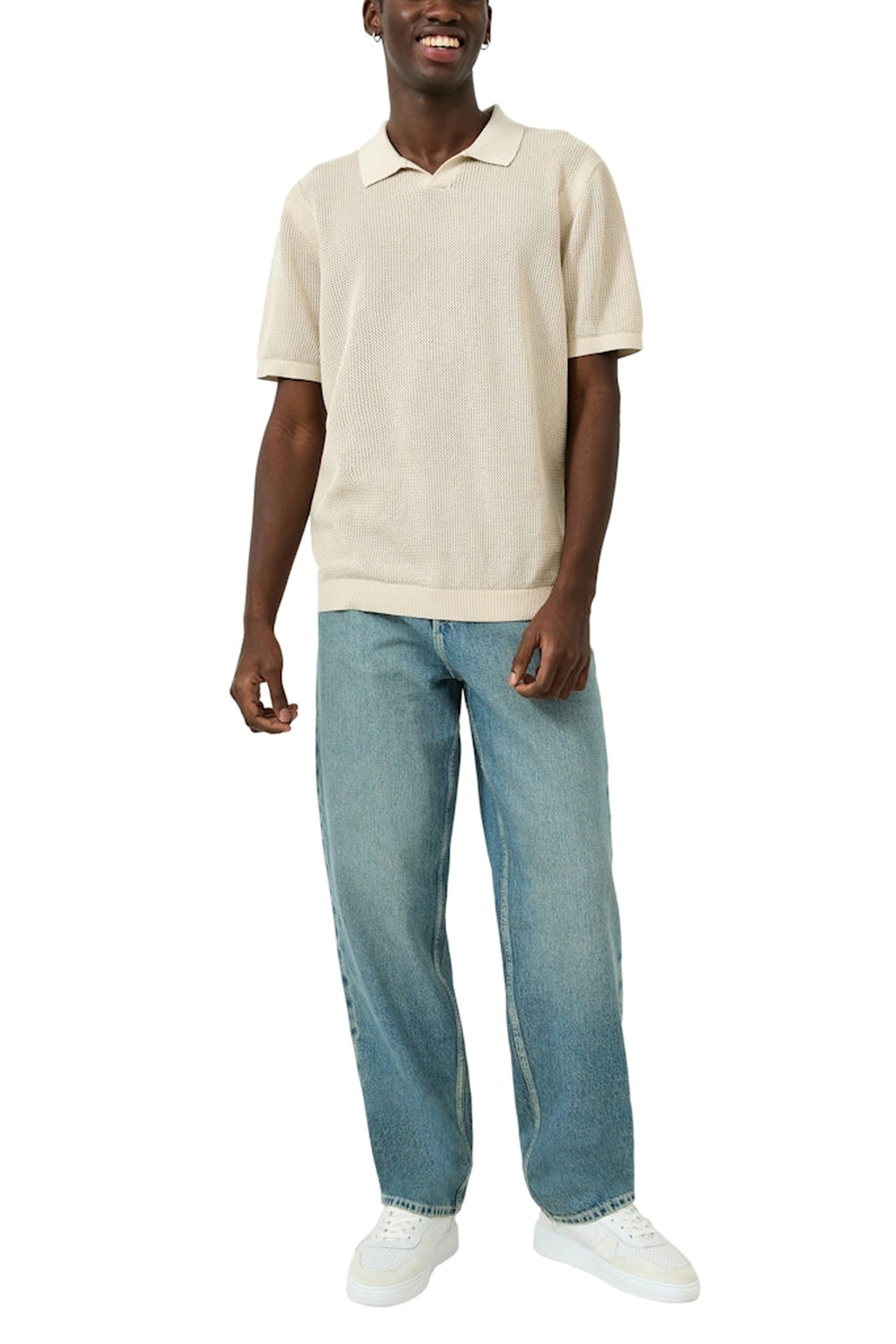 S.OLIVER-QS POLOSHIRTS GREY/BLACK 4