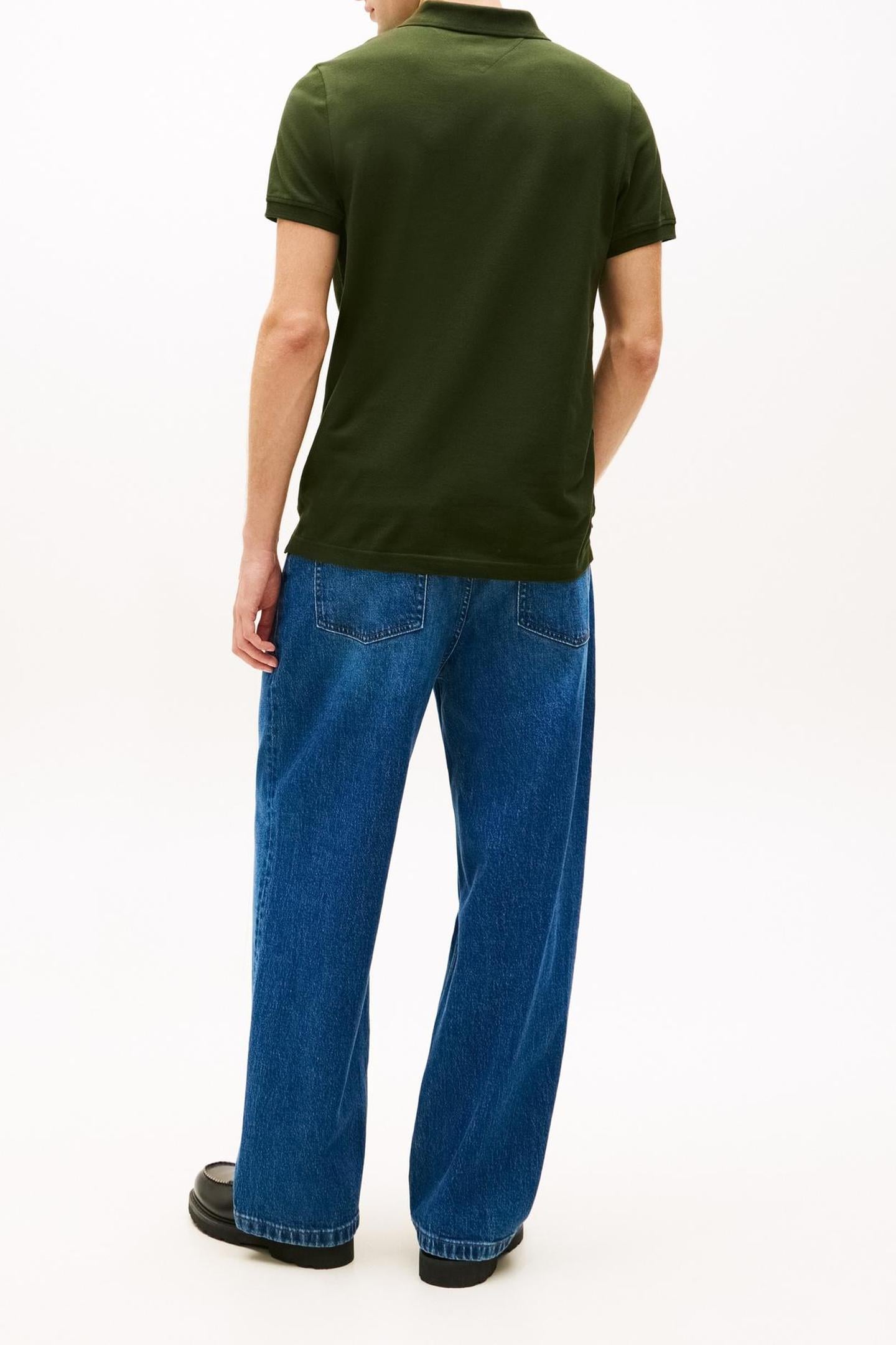 TJM SLIM PLACKET POLO KINGSTON GREEN 3