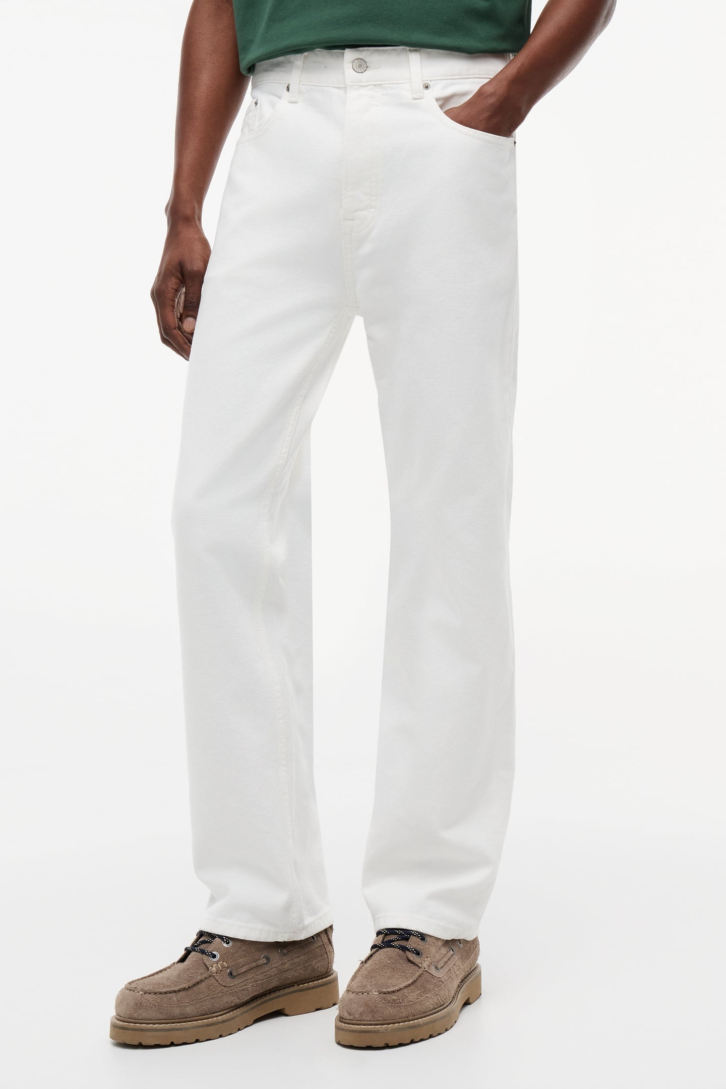 OTIS REGULAR STRAIGHT JEANS DENIM WHITE 1