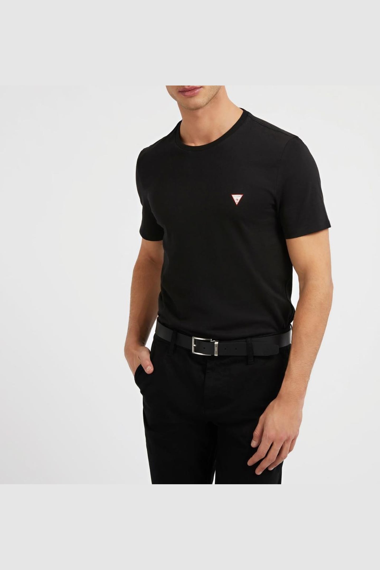GUESS ECO CN SS CORE TEE JET BLACK A996 1