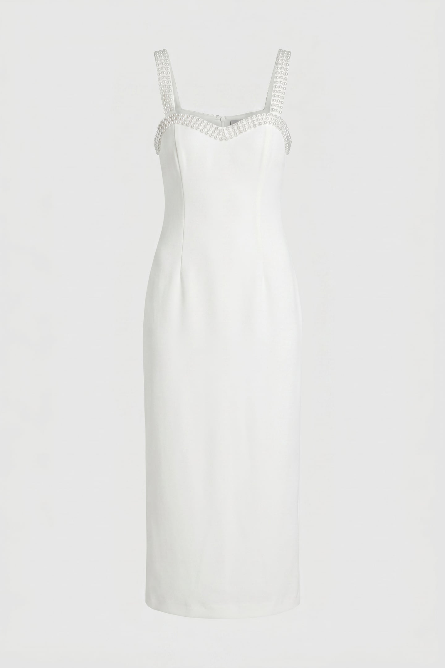 PEARL MIDI DRESS WHITE 5