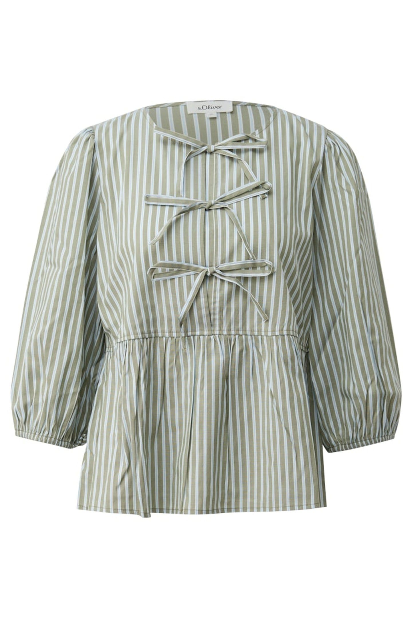 S.OLIVER BLOUSES ARMY GREEN 1