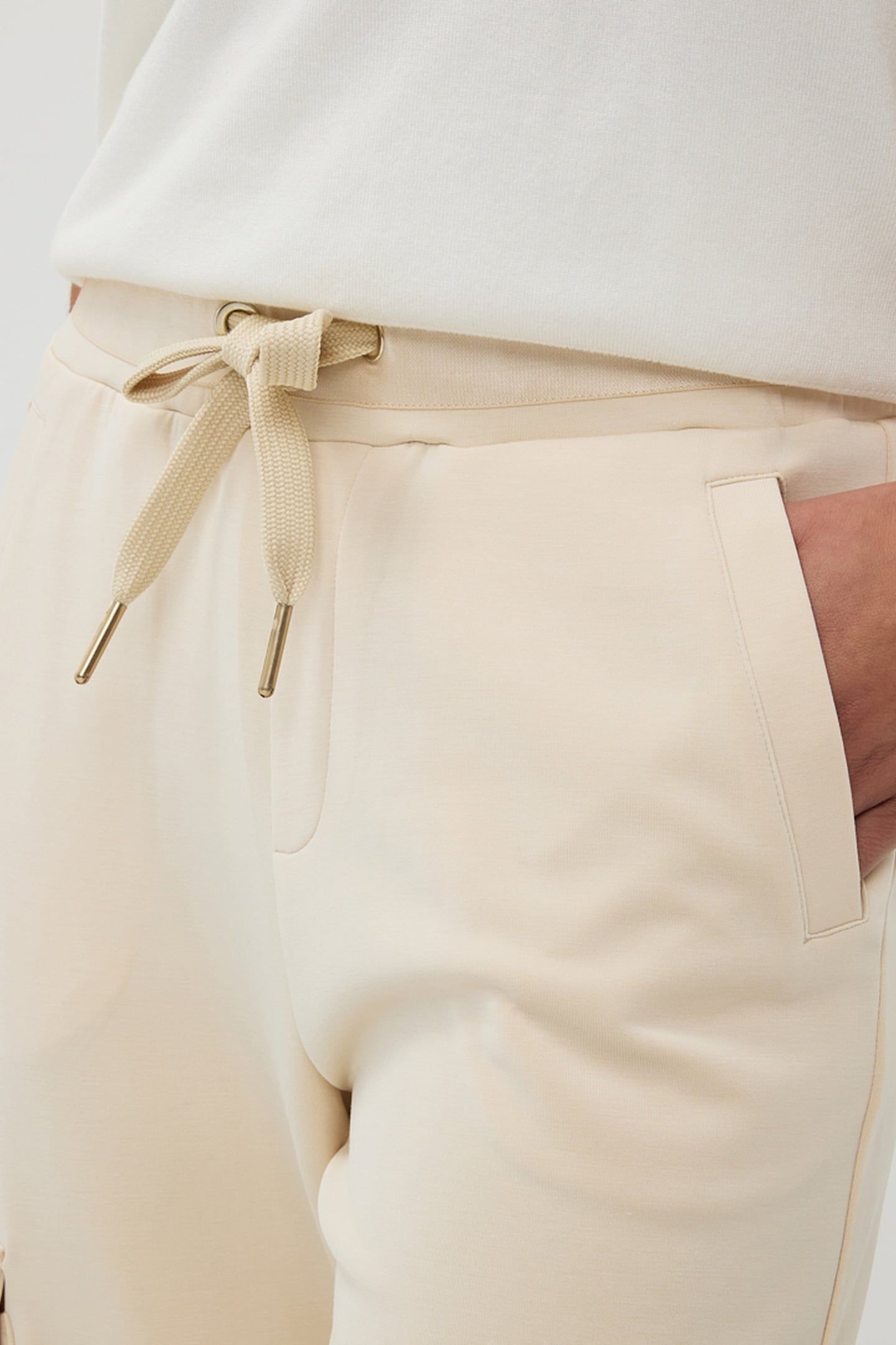 TROUSERS CARGO MODAL IVORY 9