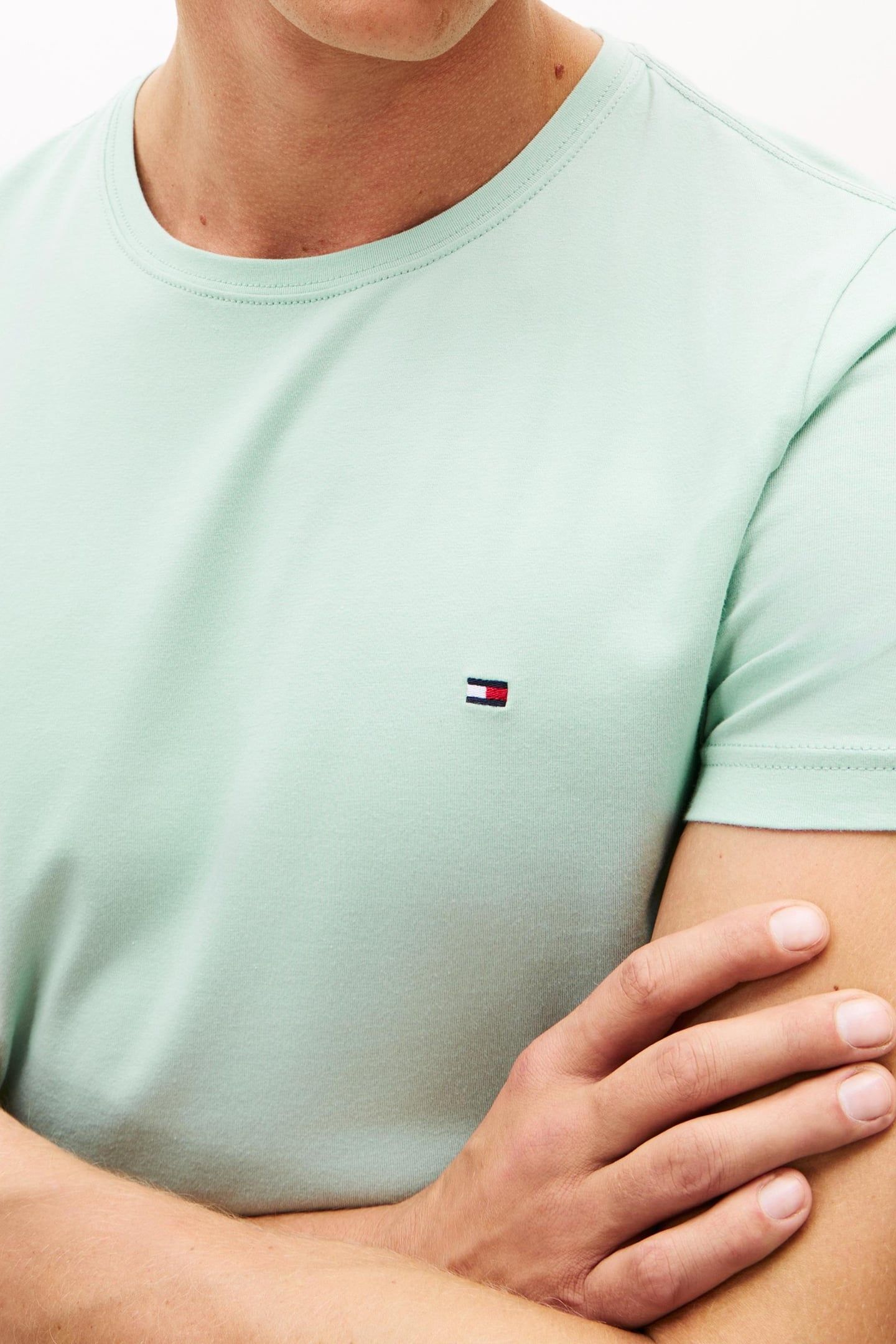STRETCH SLIM FIT TEE CRUSHED MINT 5
