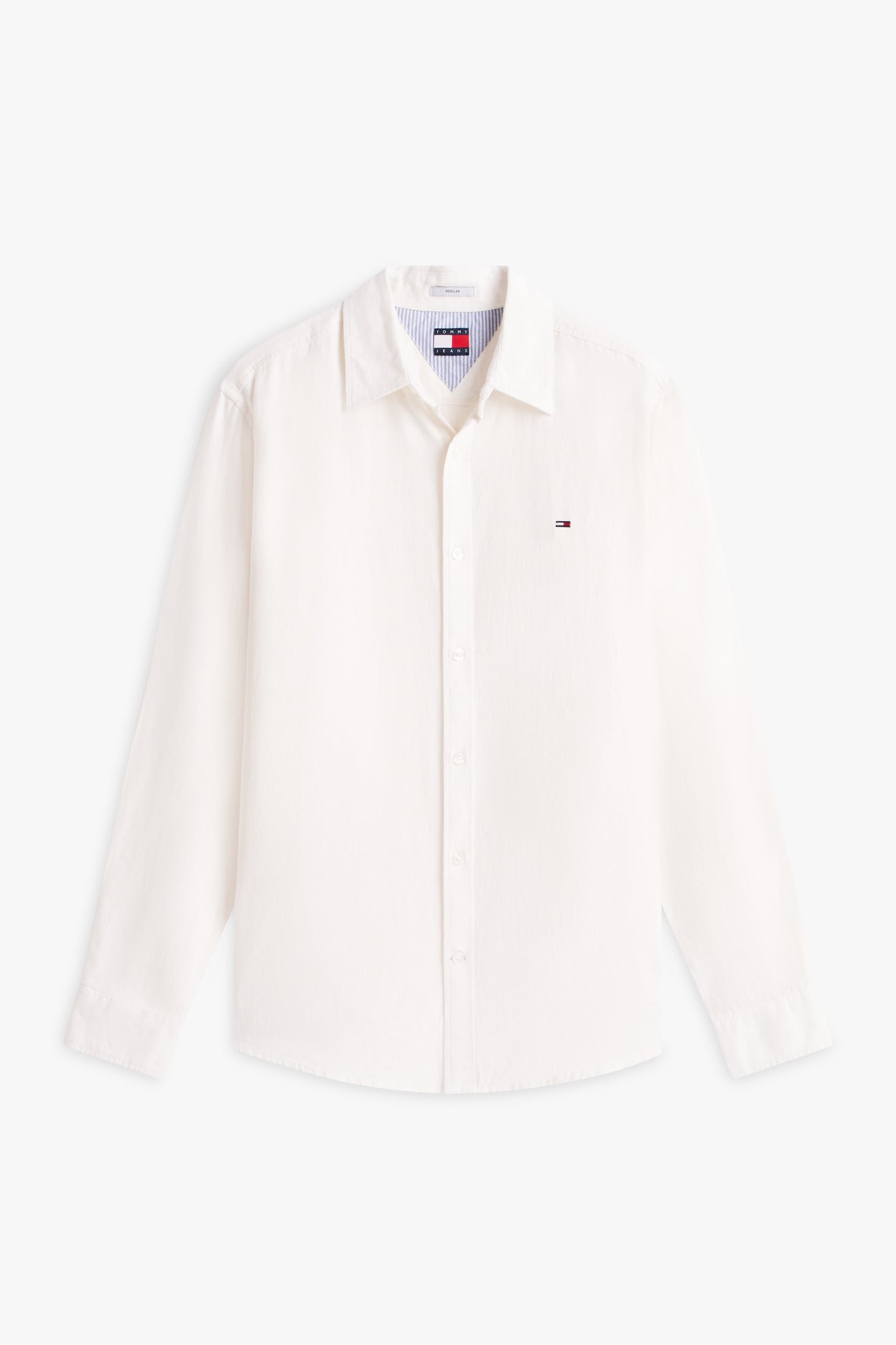 TJM REGULAR LINEN BLEND SHIRT ECRU 4