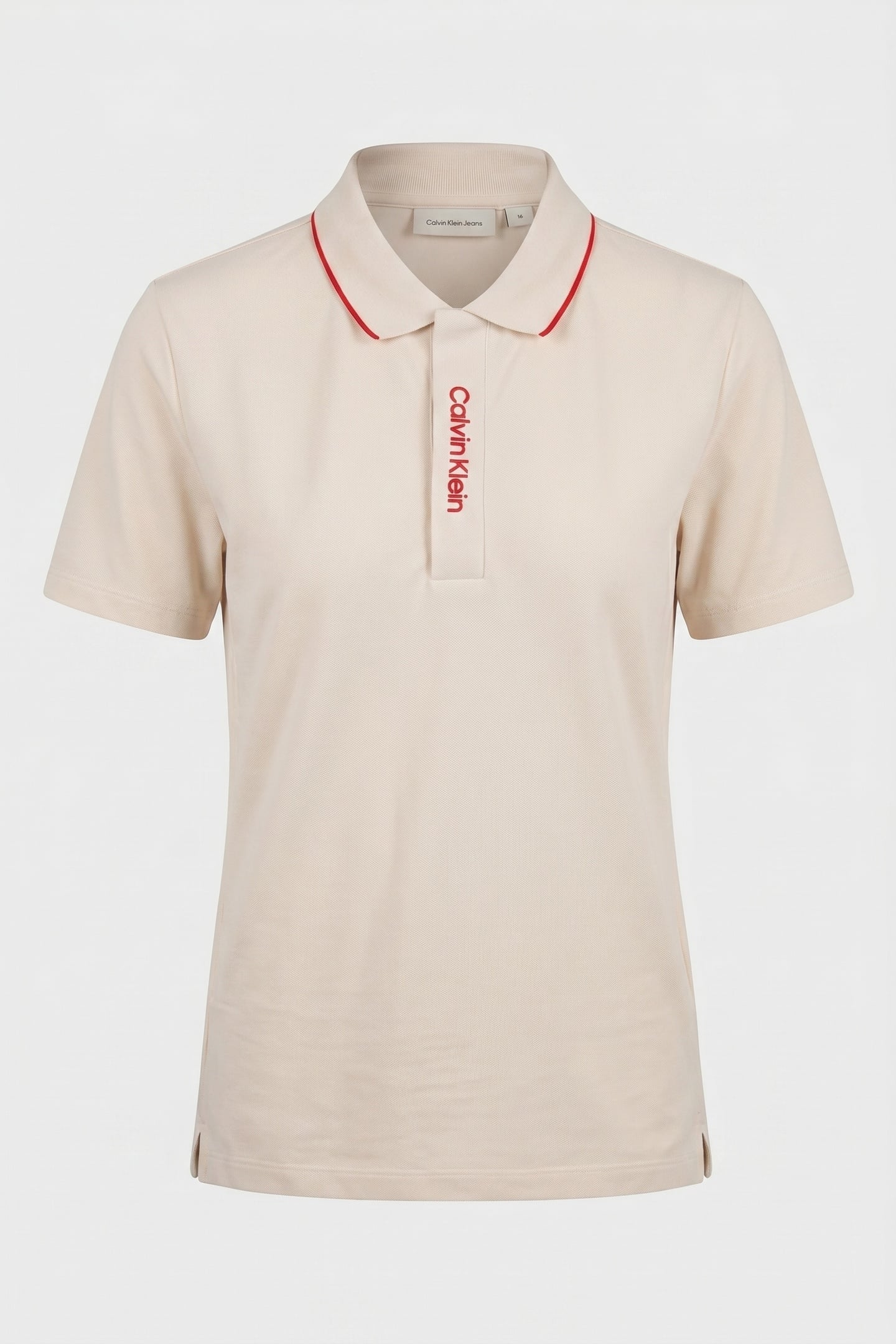 BOYS EMBROIDERY CK LOGO PIQUE POLO WHITECAP GRAY 2