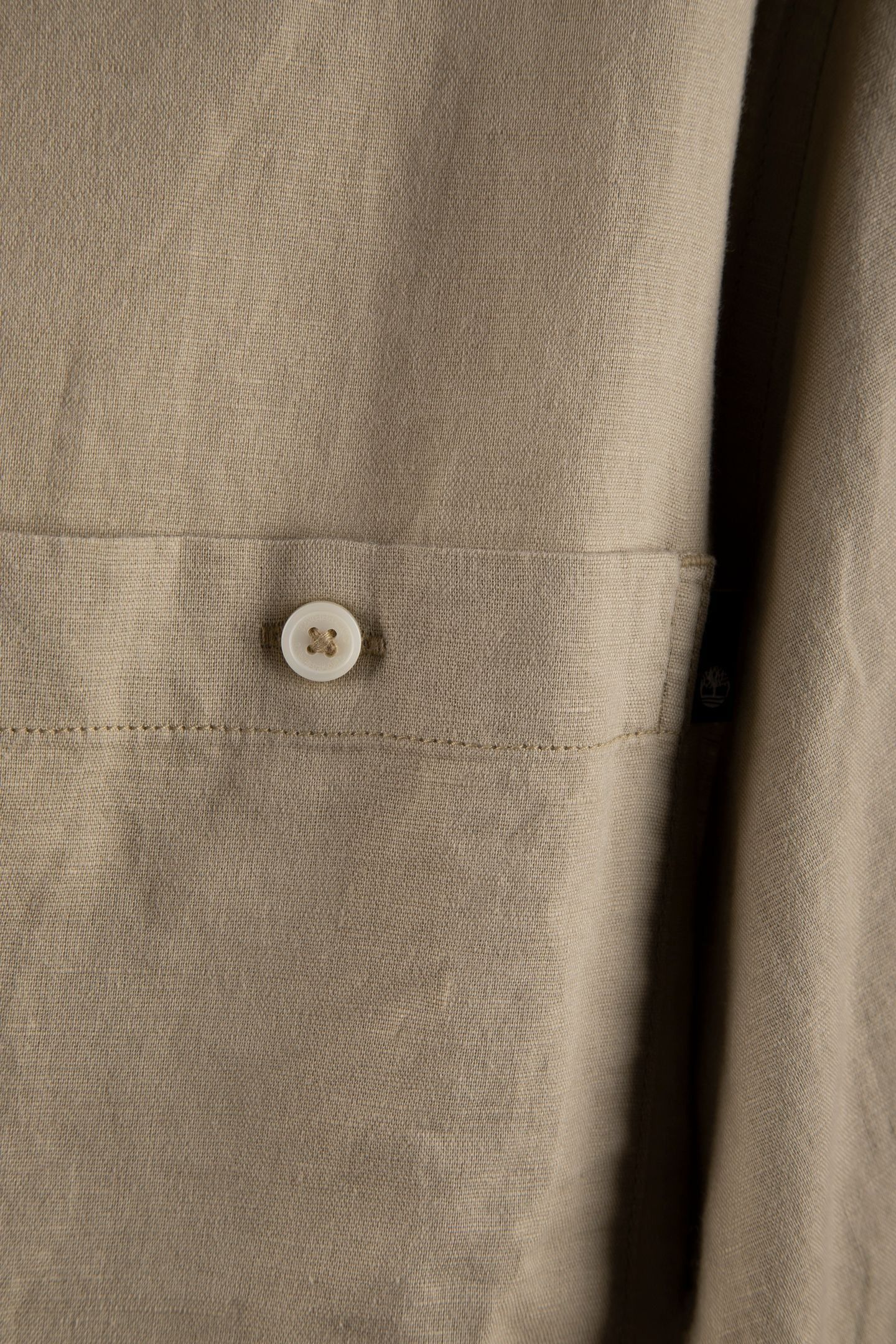 COTTON/LINEN POCKET LS SHIRT LEMON PEPPER 6