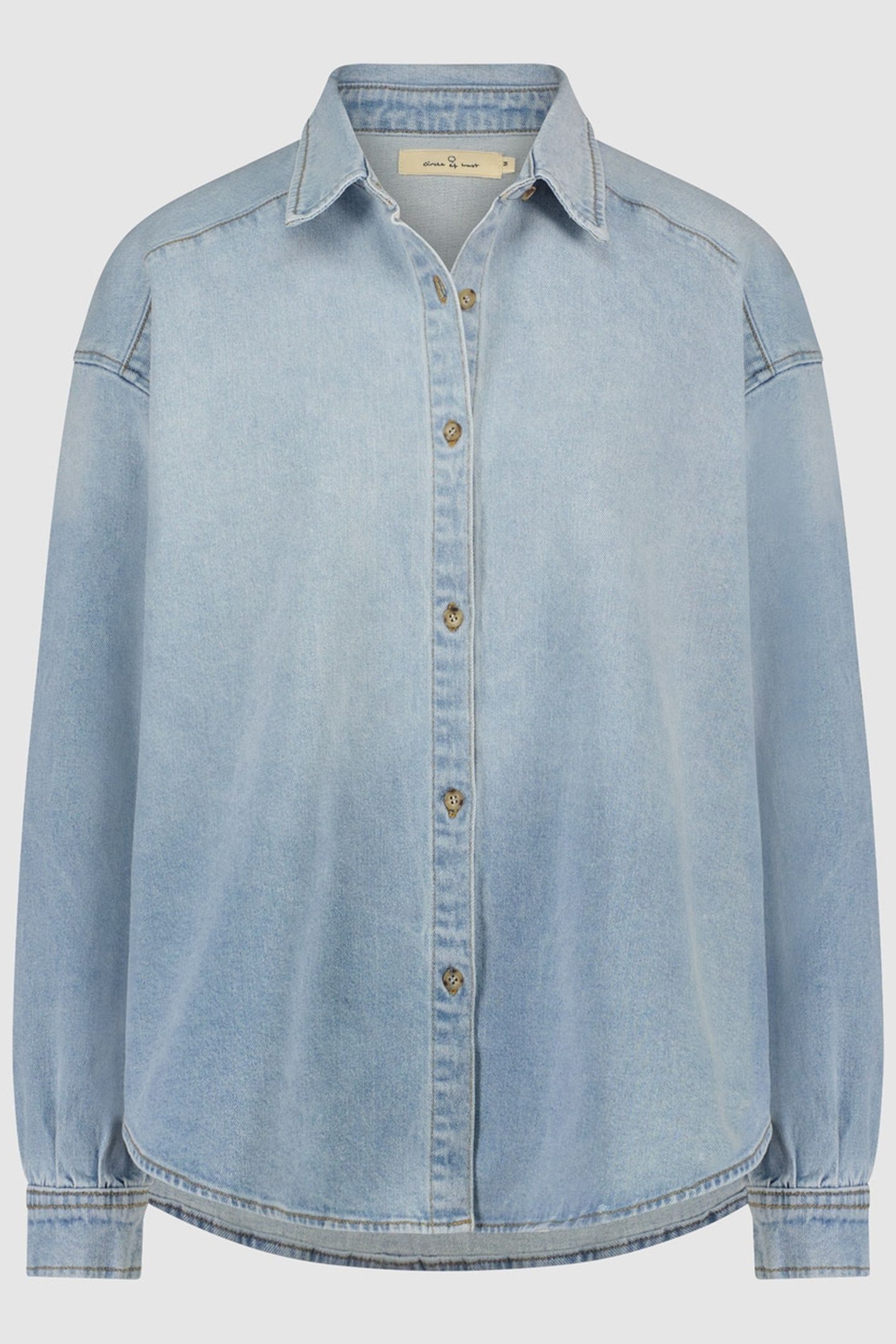 NOUNOU DENIM BLOUSE SUPERIOR BLUE 1