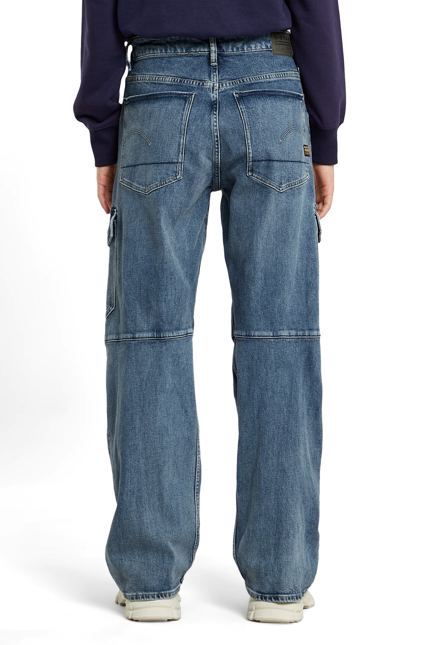EVE LOW 3D WIDE LEG CARGO FADED WATERFRONT 3