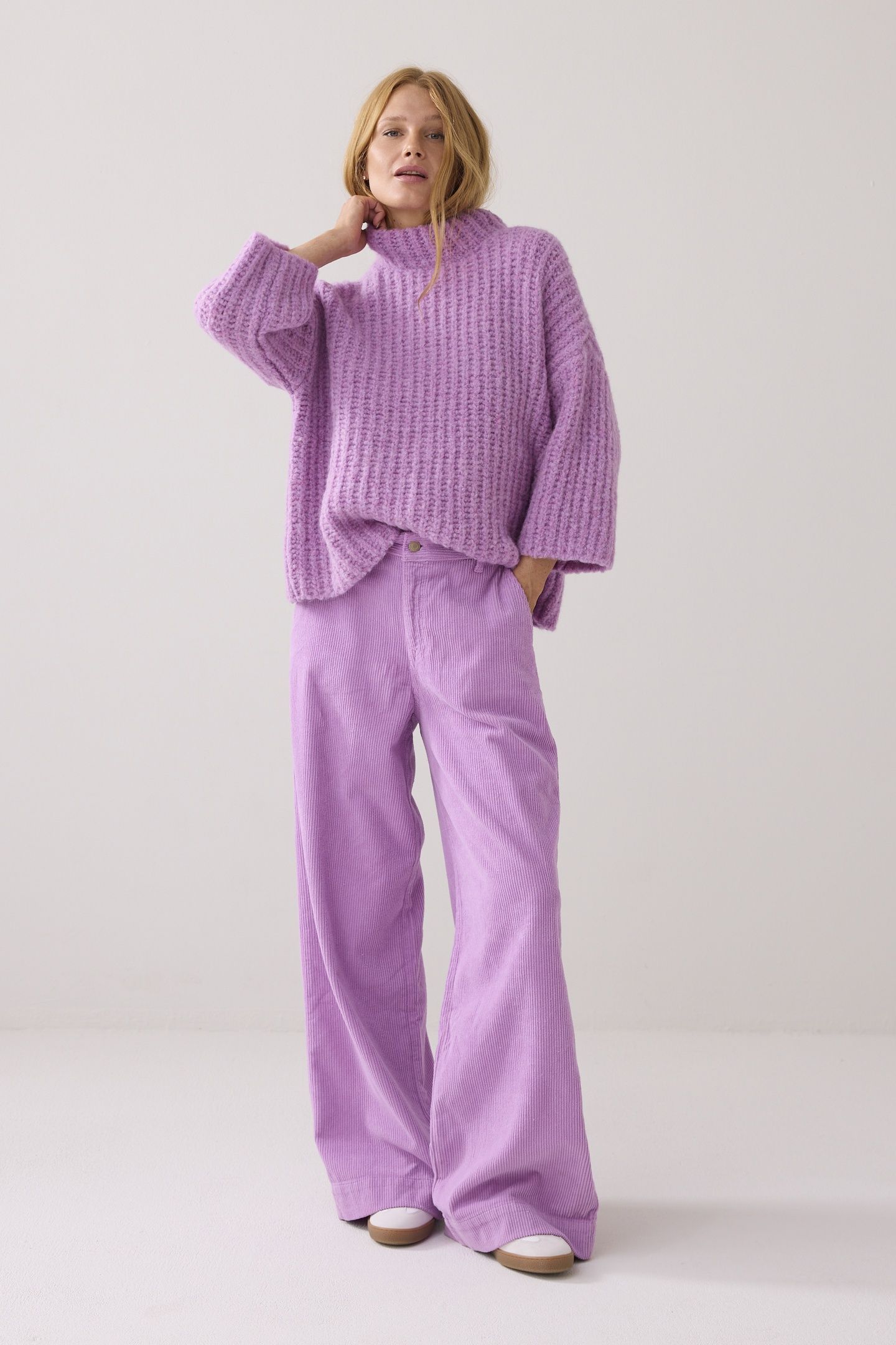 FLARE FLUID STRETCH CORD SHEER VIOLET 1