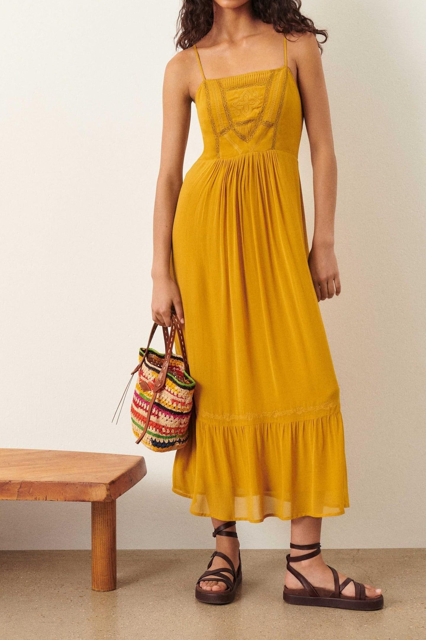 ROBE MICHELE MOUTARDE 1
