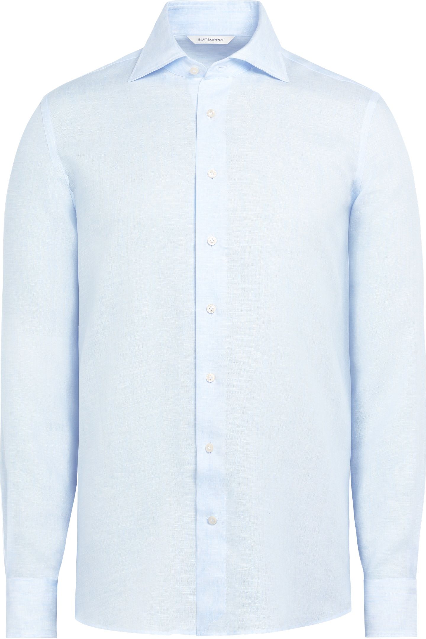PURE LINEN CASUAL SHIRTS LIGHT BLUE 7