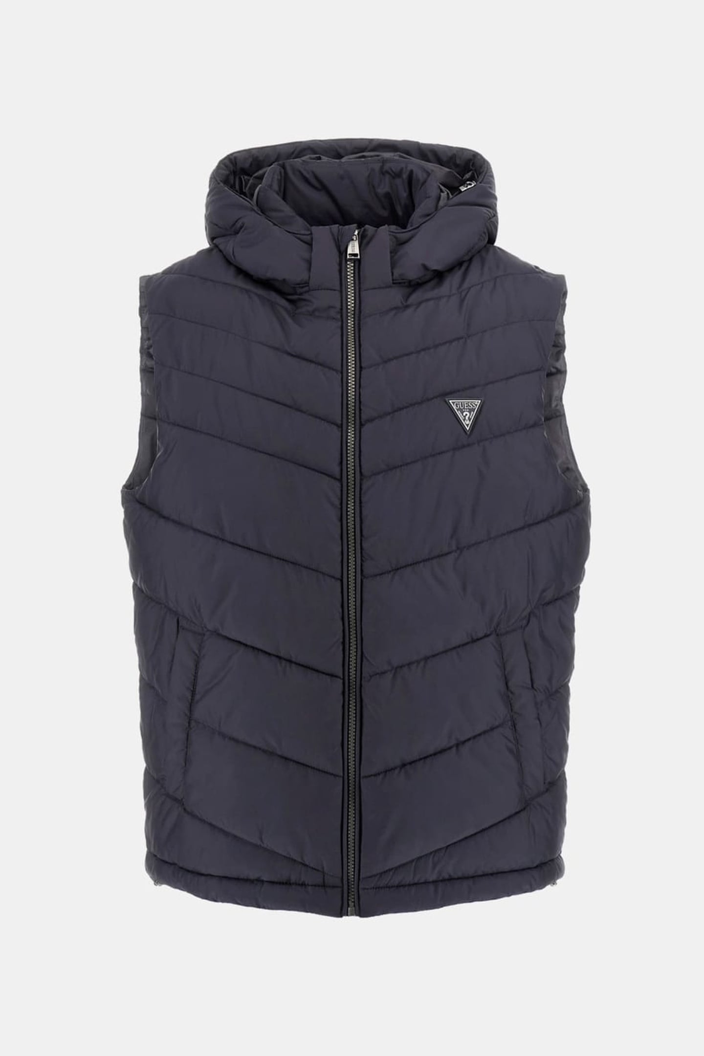 GUESS ECO LIGHT PUFFA VEST SMART BLUE 1